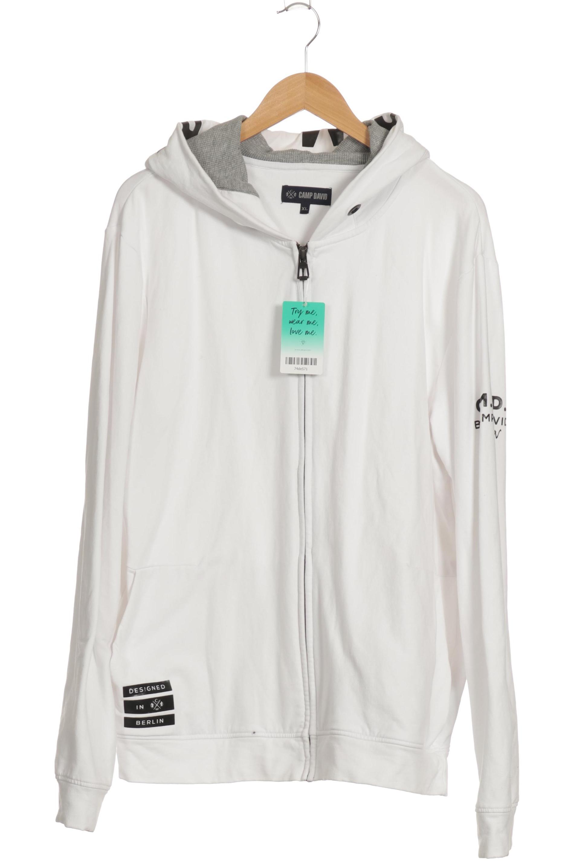 

Camp David Herren Kapuzenpullover, weiß, Gr.