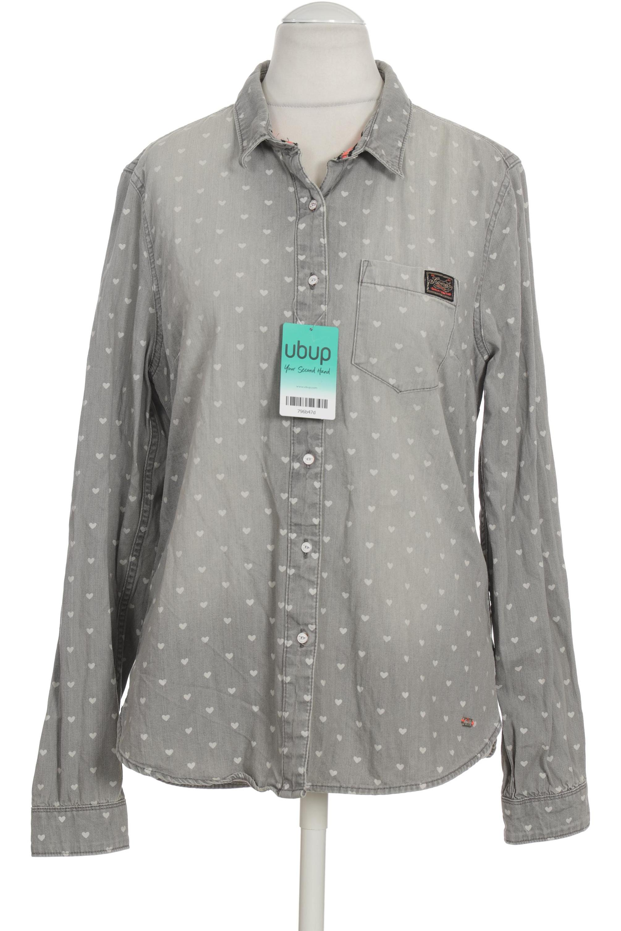 

Superdry Damen Bluse, grau, Gr.