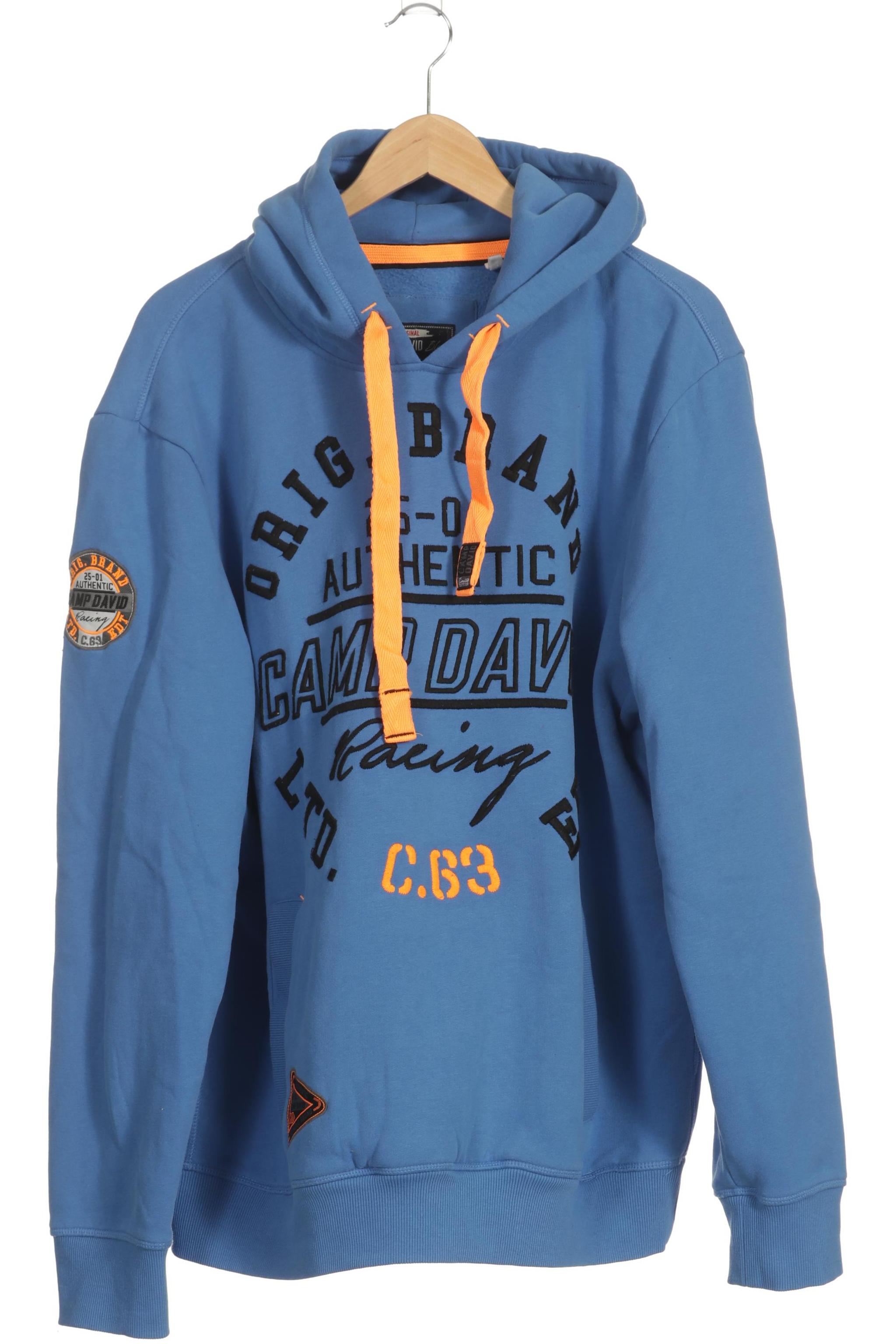 

Camp David Herren Kapuzenpullover, blau, Gr.