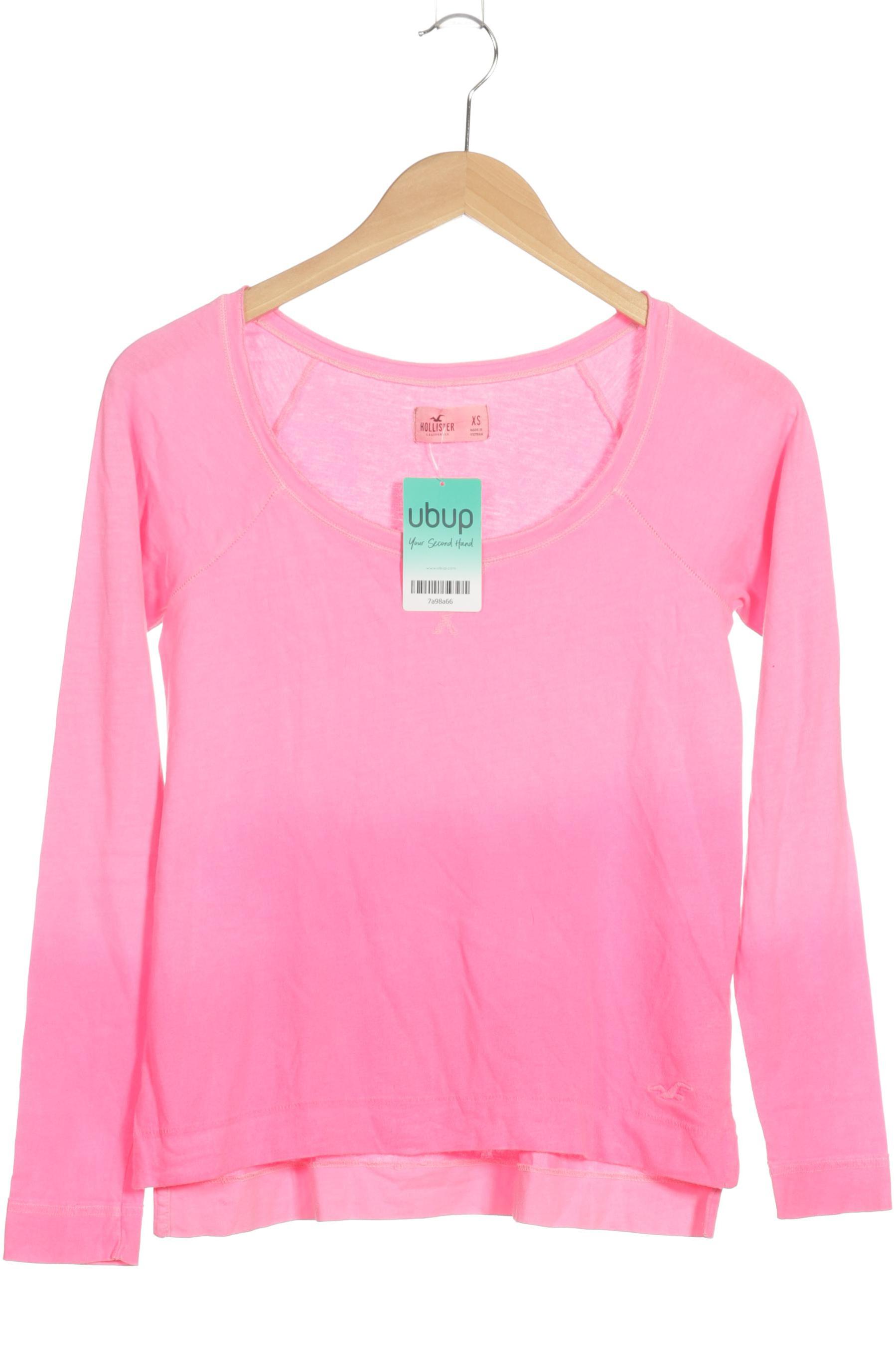 

Hollister Damen Langarmshirt, pink, Gr.