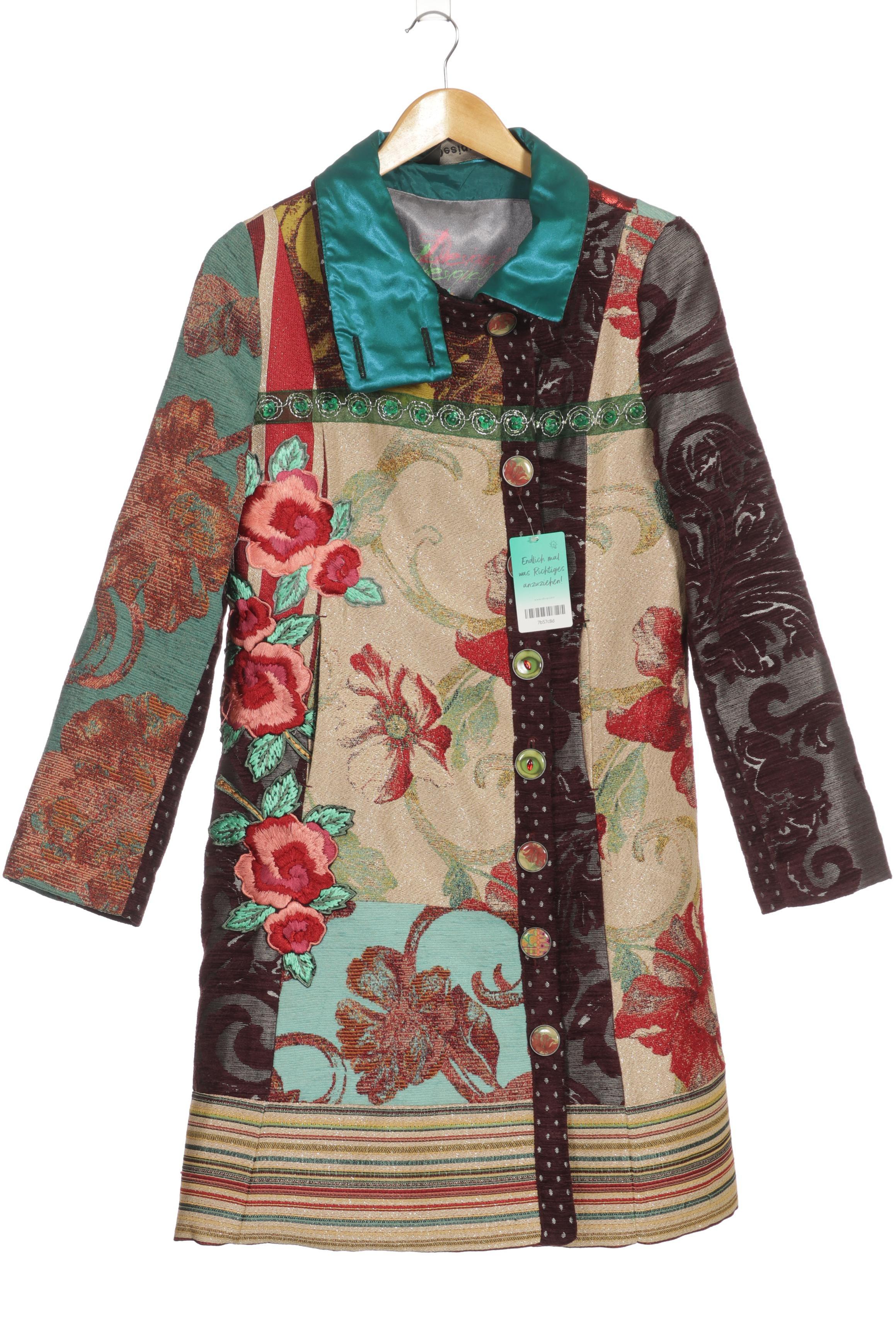 

Desigual Damen Mantel, türkis, Gr. 42