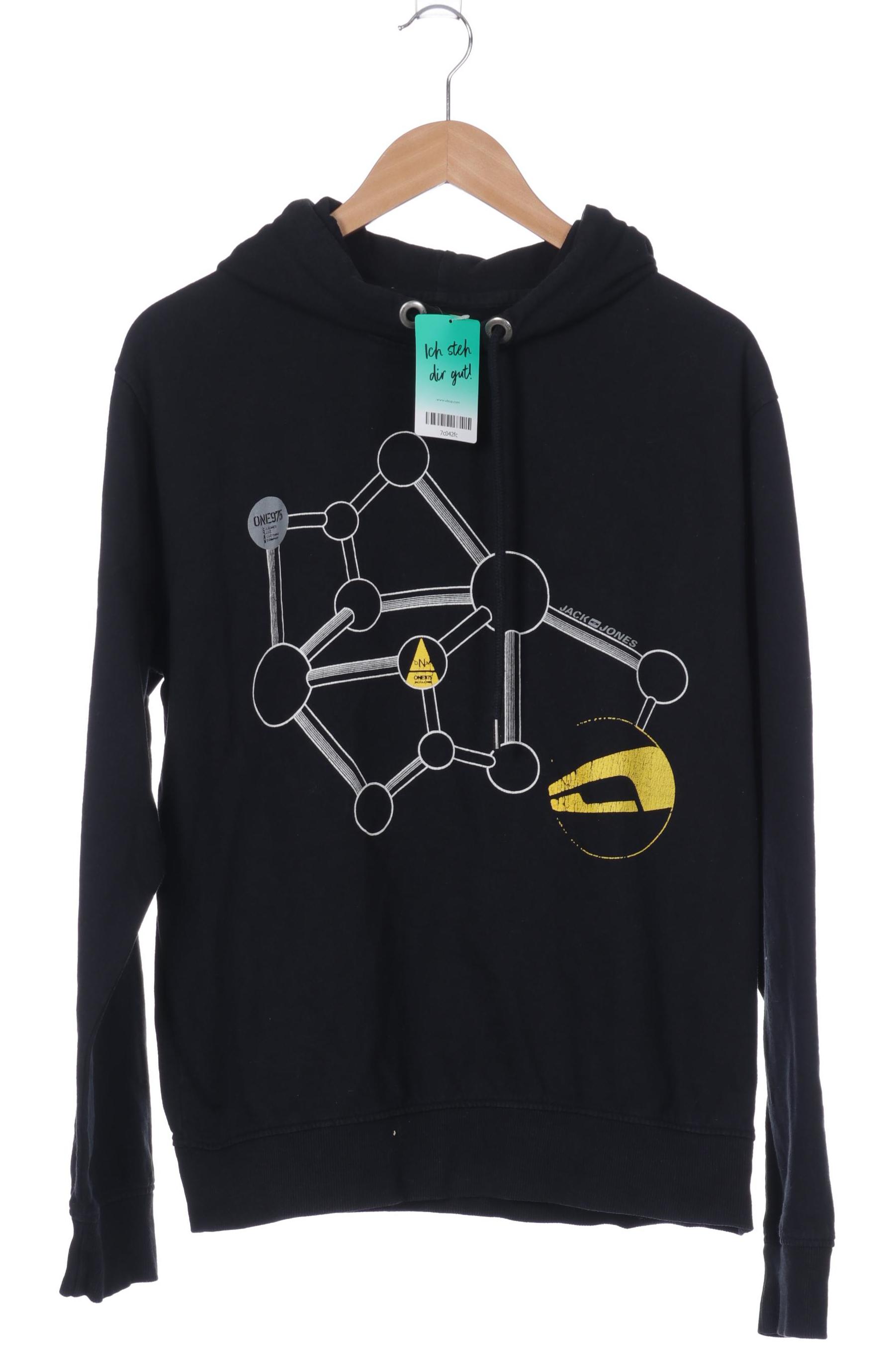 

Jack & Jones Herren Kapuzenpullover, schwarz, Gr.