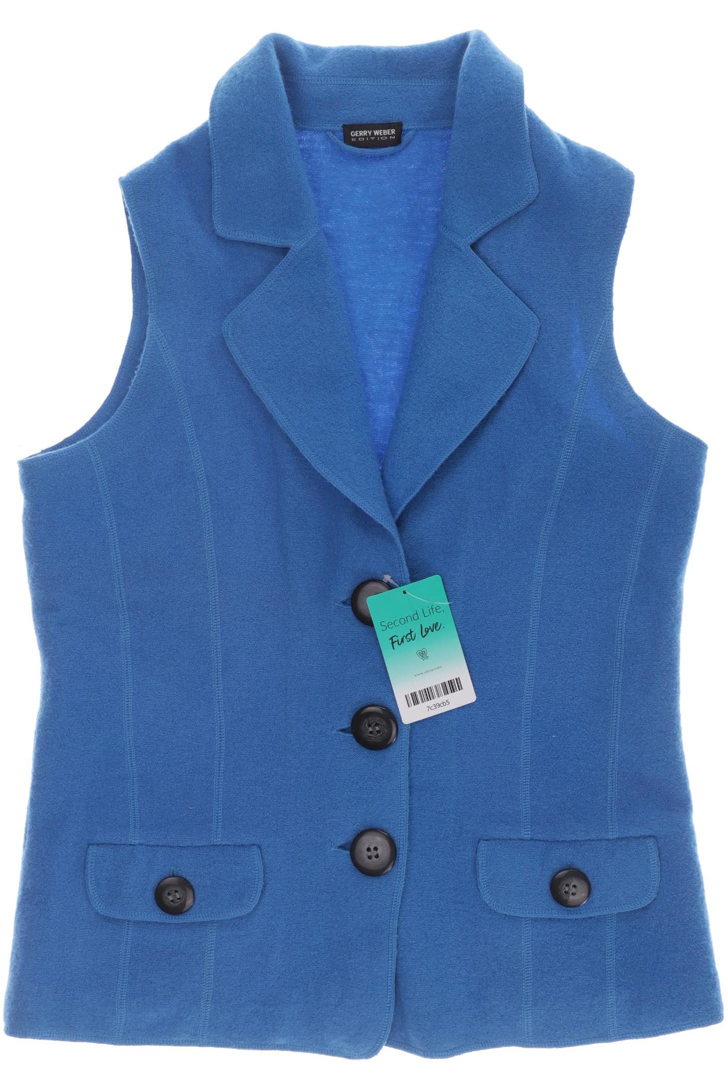 

Gerry Weber Damen Weste, blau, Gr. 36