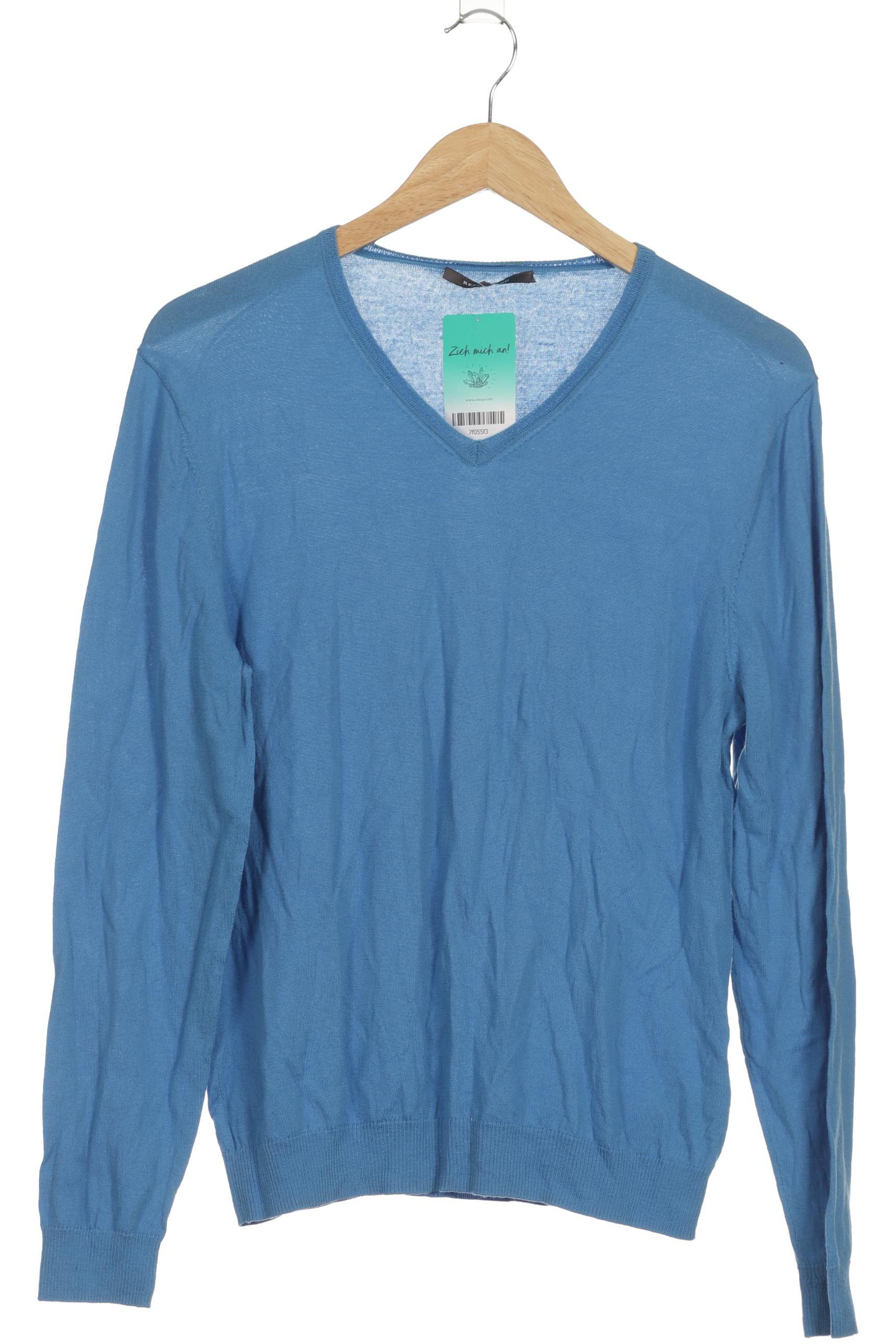 

Rene Lezard Herren Pullover, blau, Gr. 52