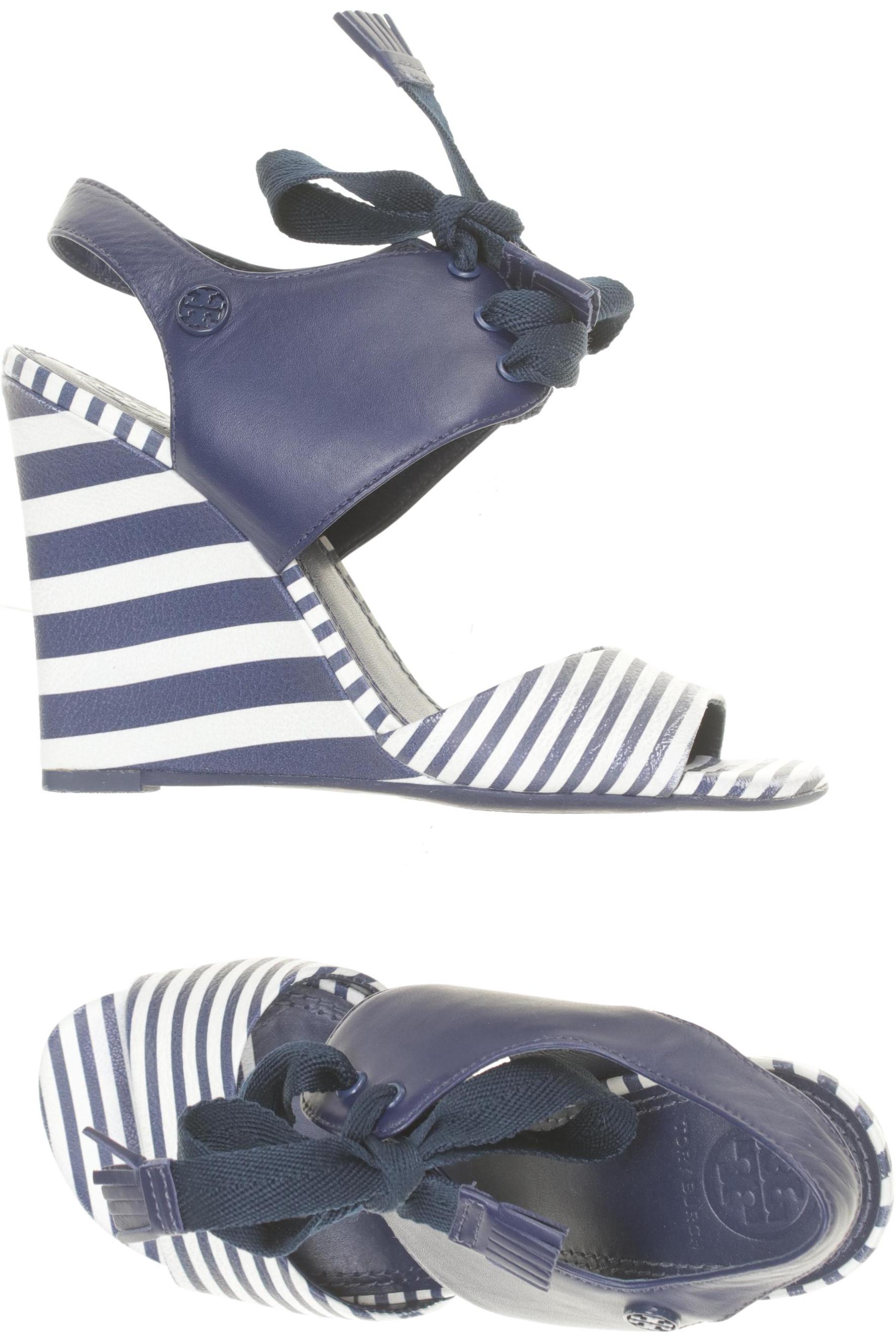 

Tory Burch Damen Sandale, blau, Gr. 36