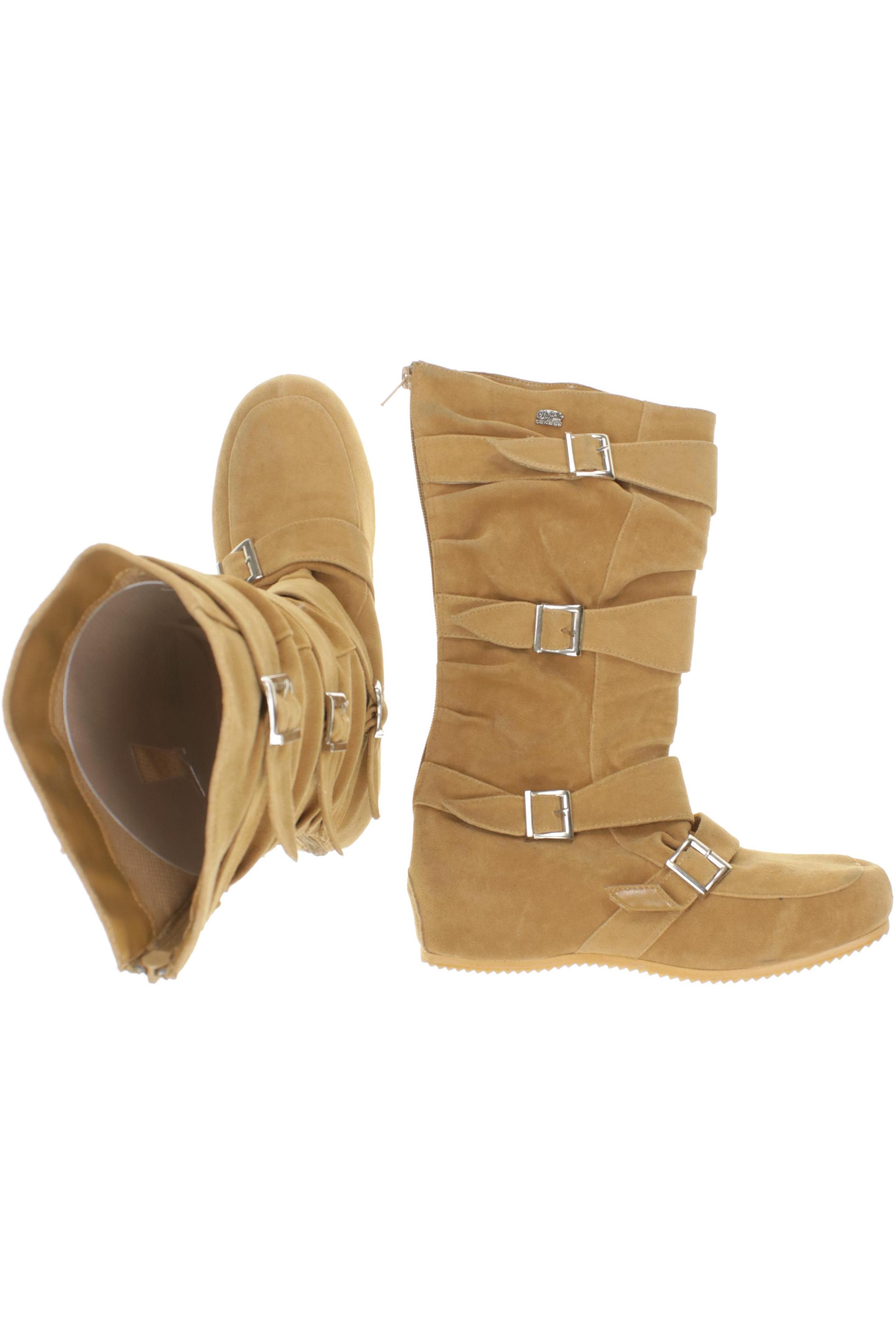 

Buffalo London Damen Stiefel, beige, Gr. 40