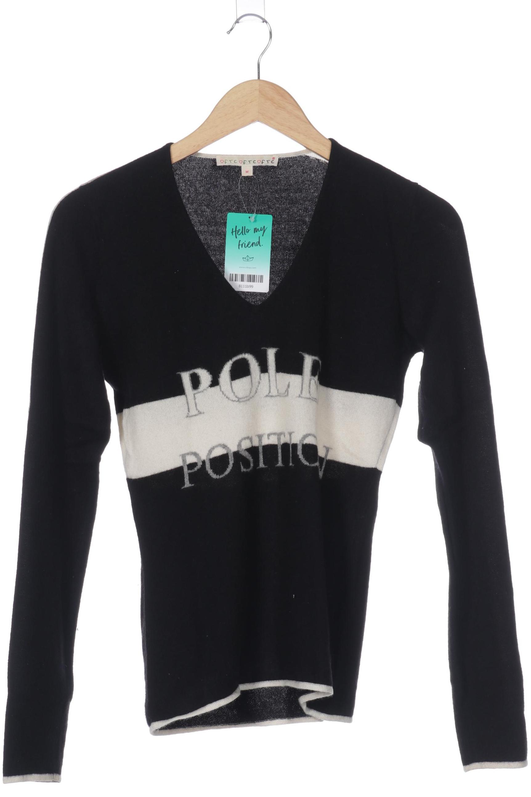 

FTC Cashmere Damen Pullover, schwarz, Gr.