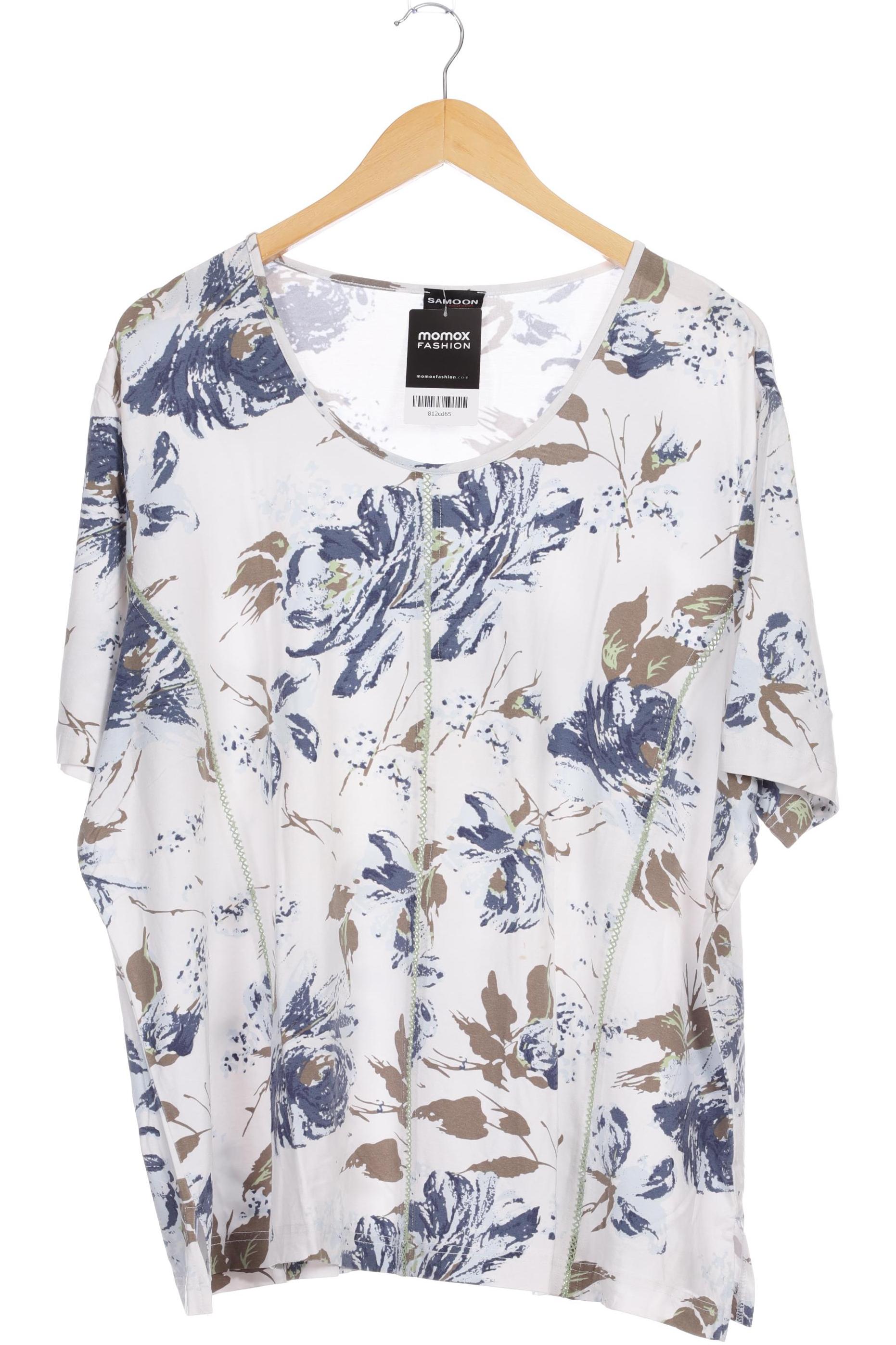 

Samoon by Gerry Weber Damen T-Shirt, blau, Gr. 52