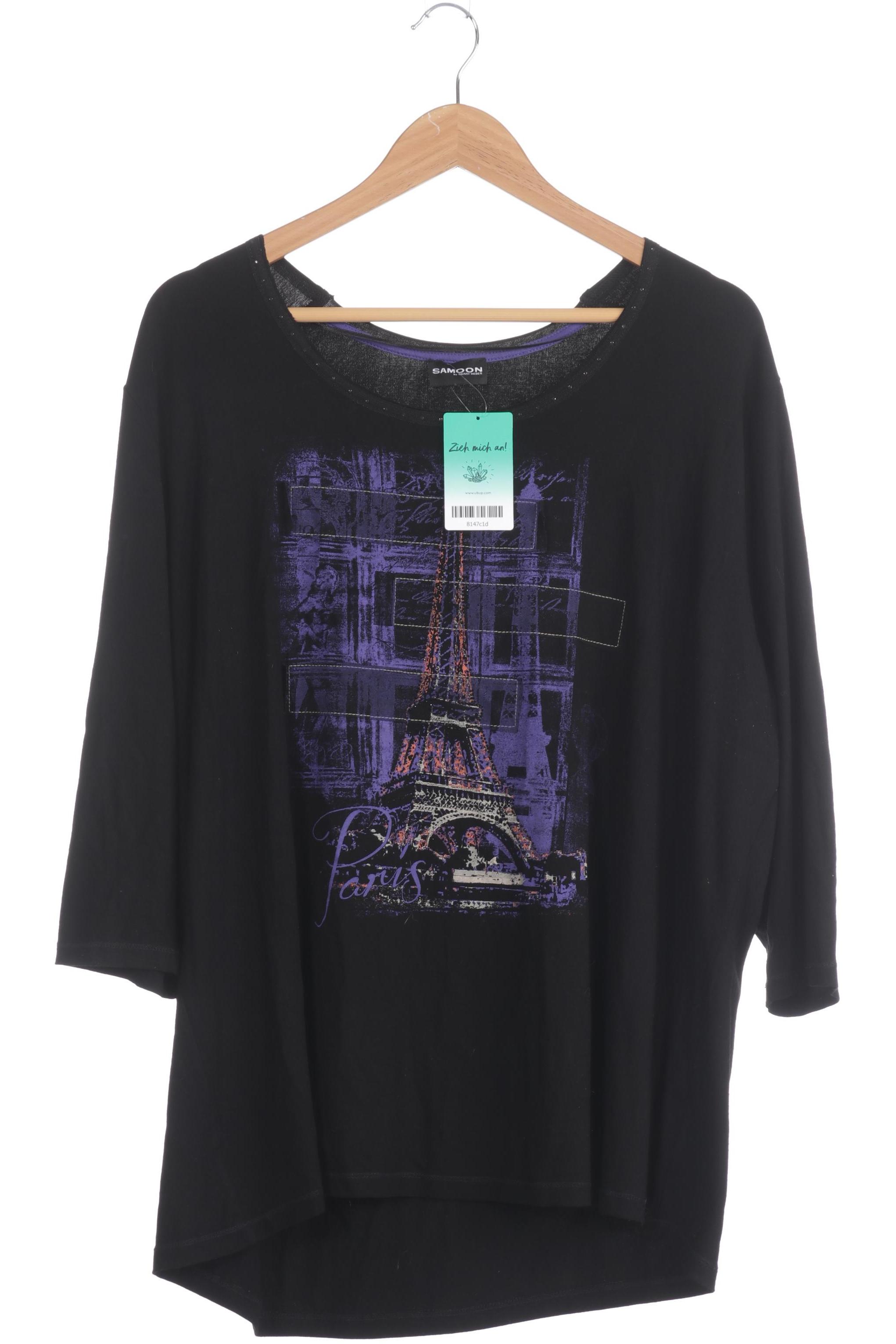 

Samoon by Gerry Weber Damen Langarmshirt, schwarz, Gr. 50