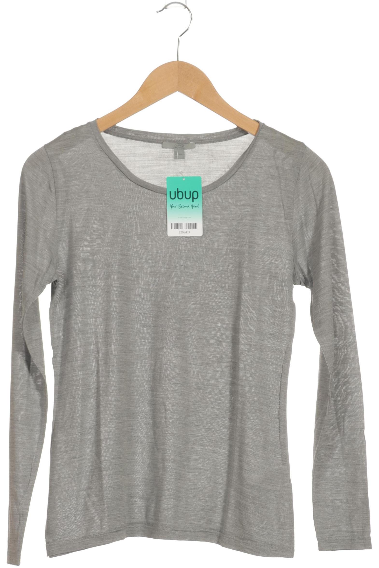 

COS Damen Langarmshirt, grau, Gr.