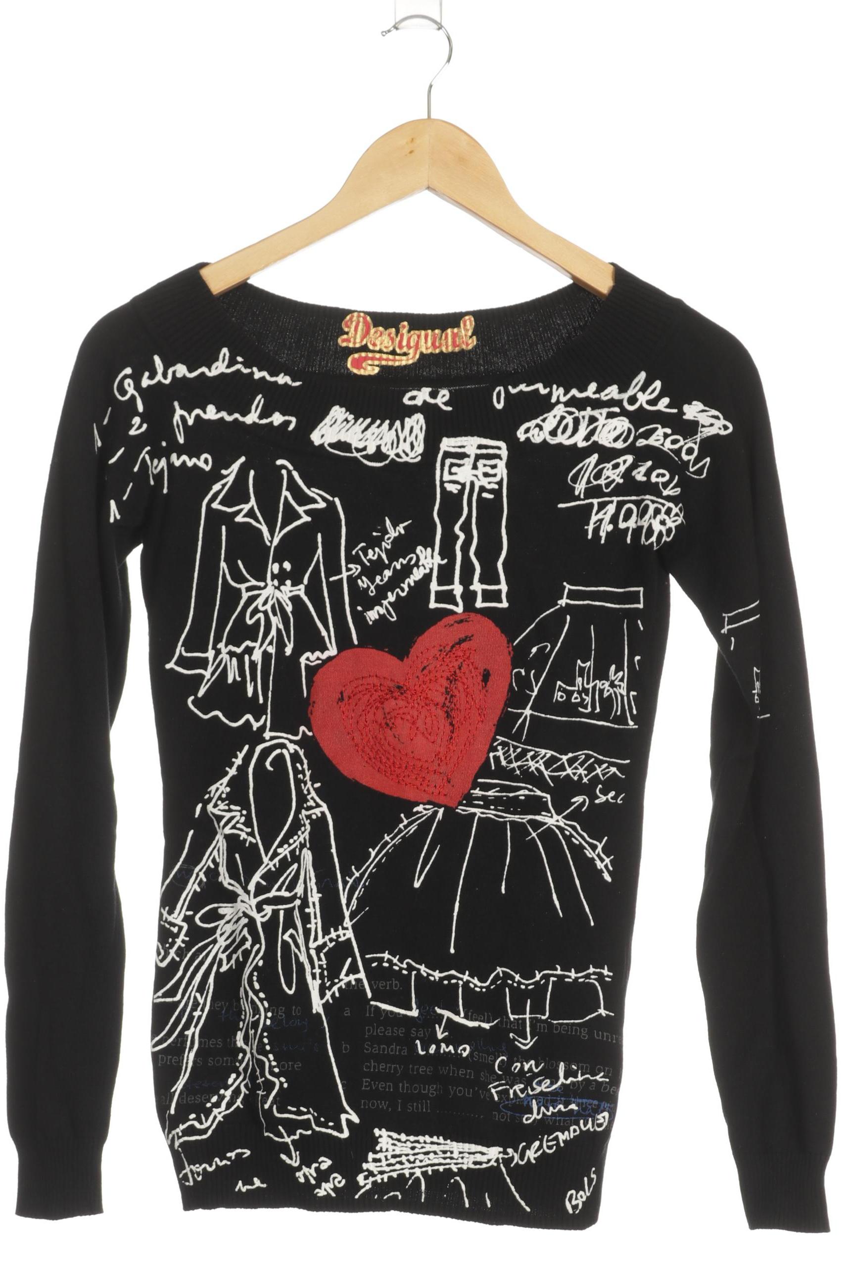 

Desigual Damen Pullover, schwarz, Gr.