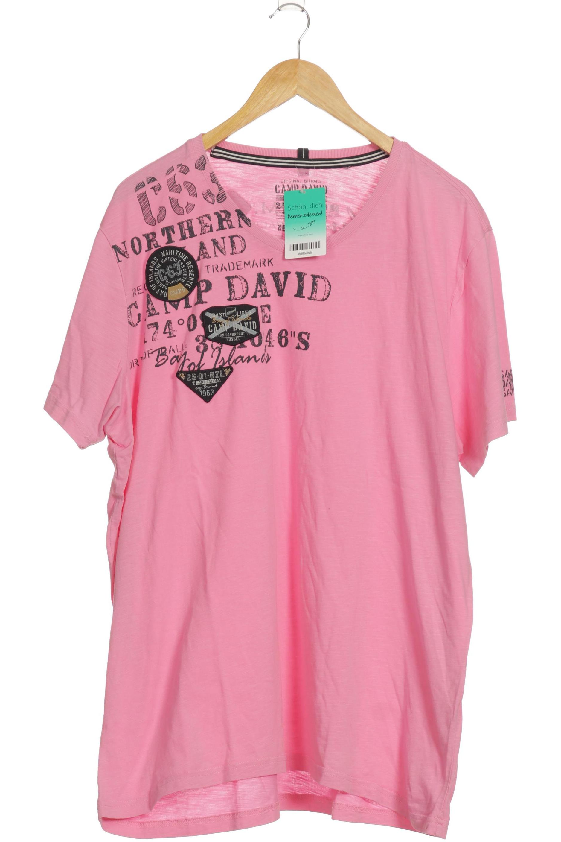 

Camp David Herren T-Shirt, pink, Gr.