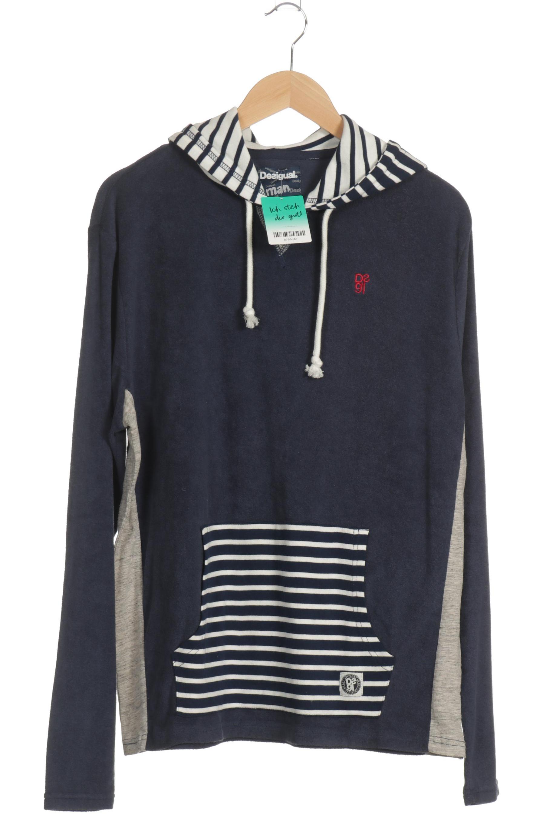 

Desigual Herren Kapuzenpullover, blau, Gr.