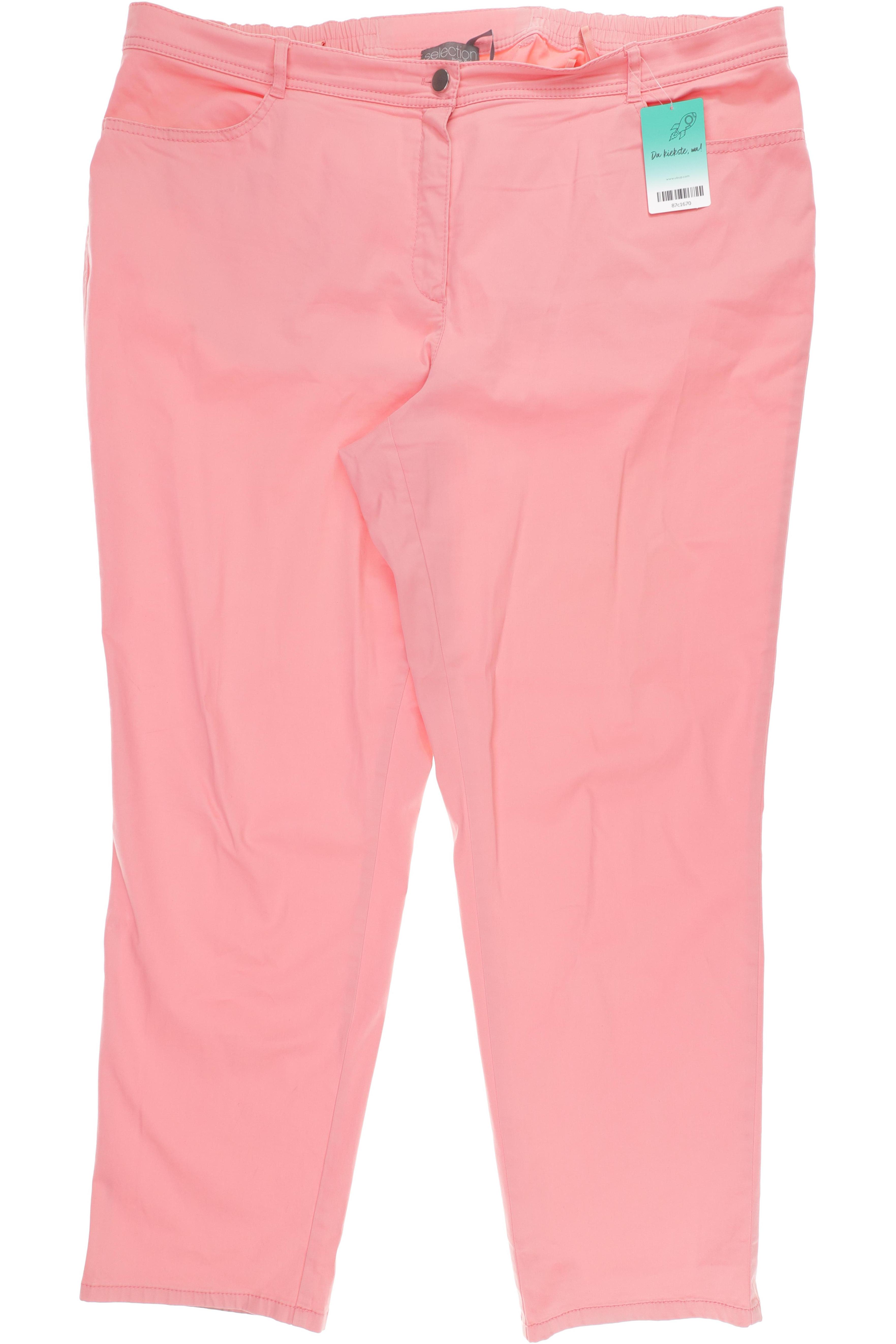 

Selection by Ulla Popken Damen Stoffhose, pink, Gr. 52