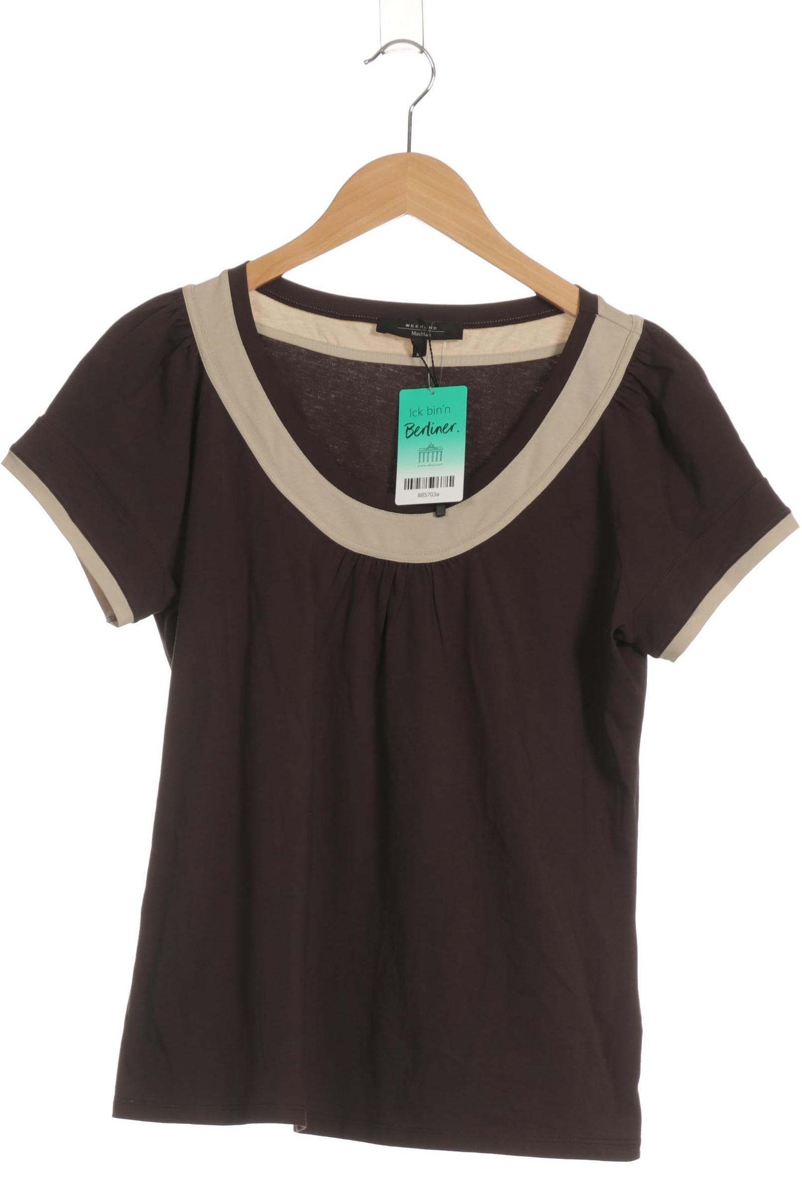 

Max Mara Damen T-Shirt, braun, Gr.