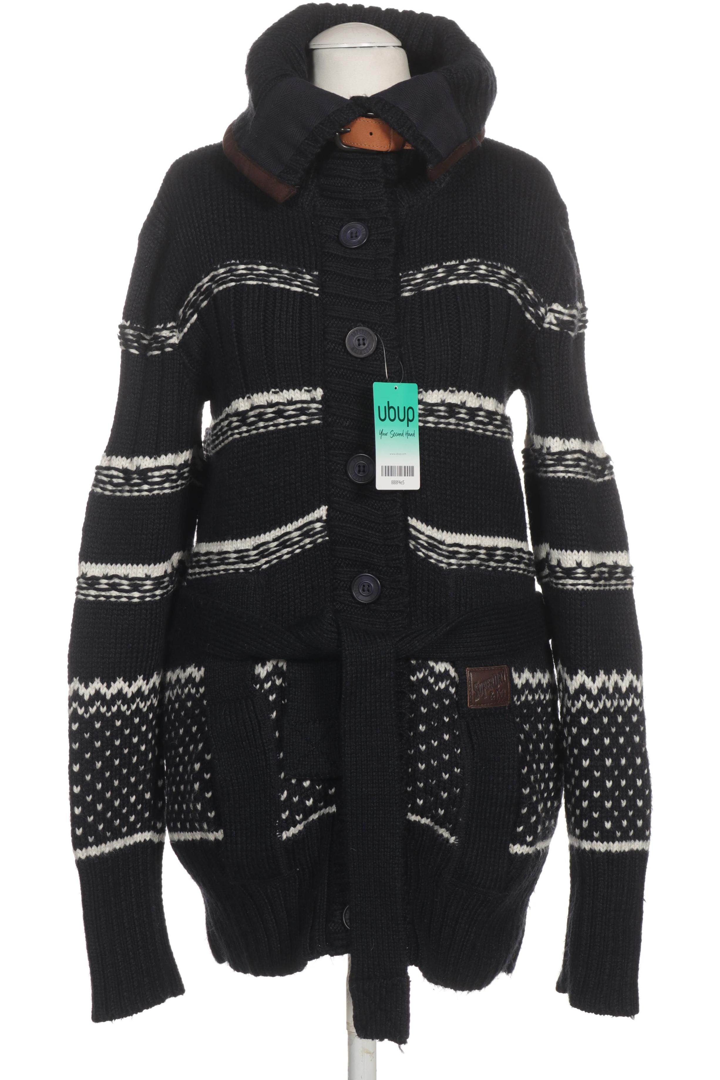 

Superdry Damen Strickjacke, blau, Gr.