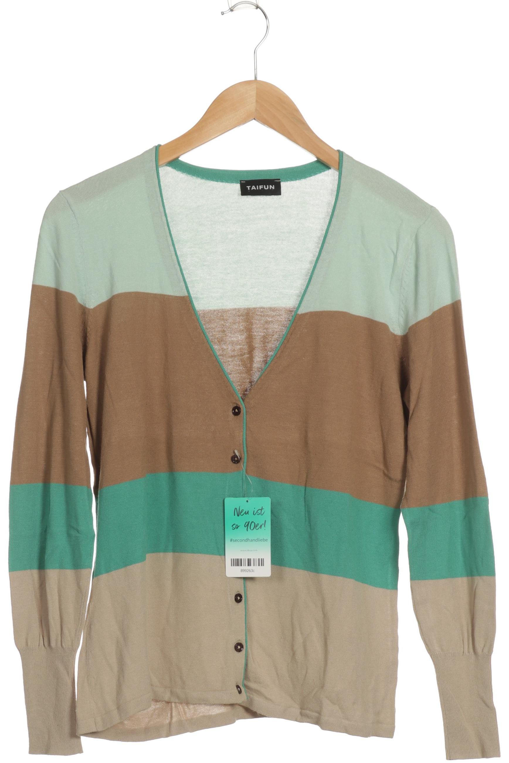 

Taifun Damen Strickjacke, braun, Gr. 42