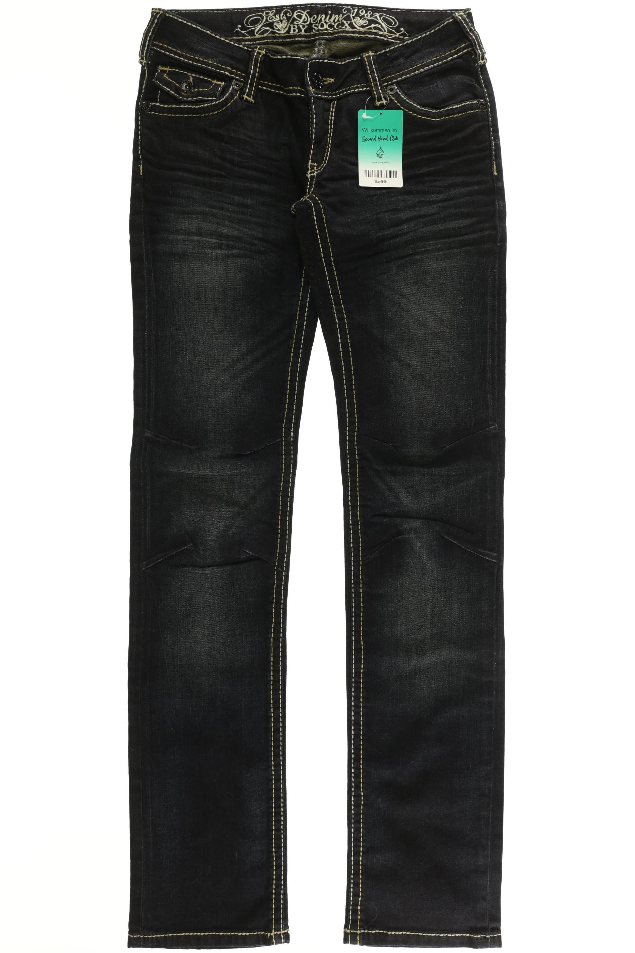 

Soccx Damen Jeans, blau, Gr. 28