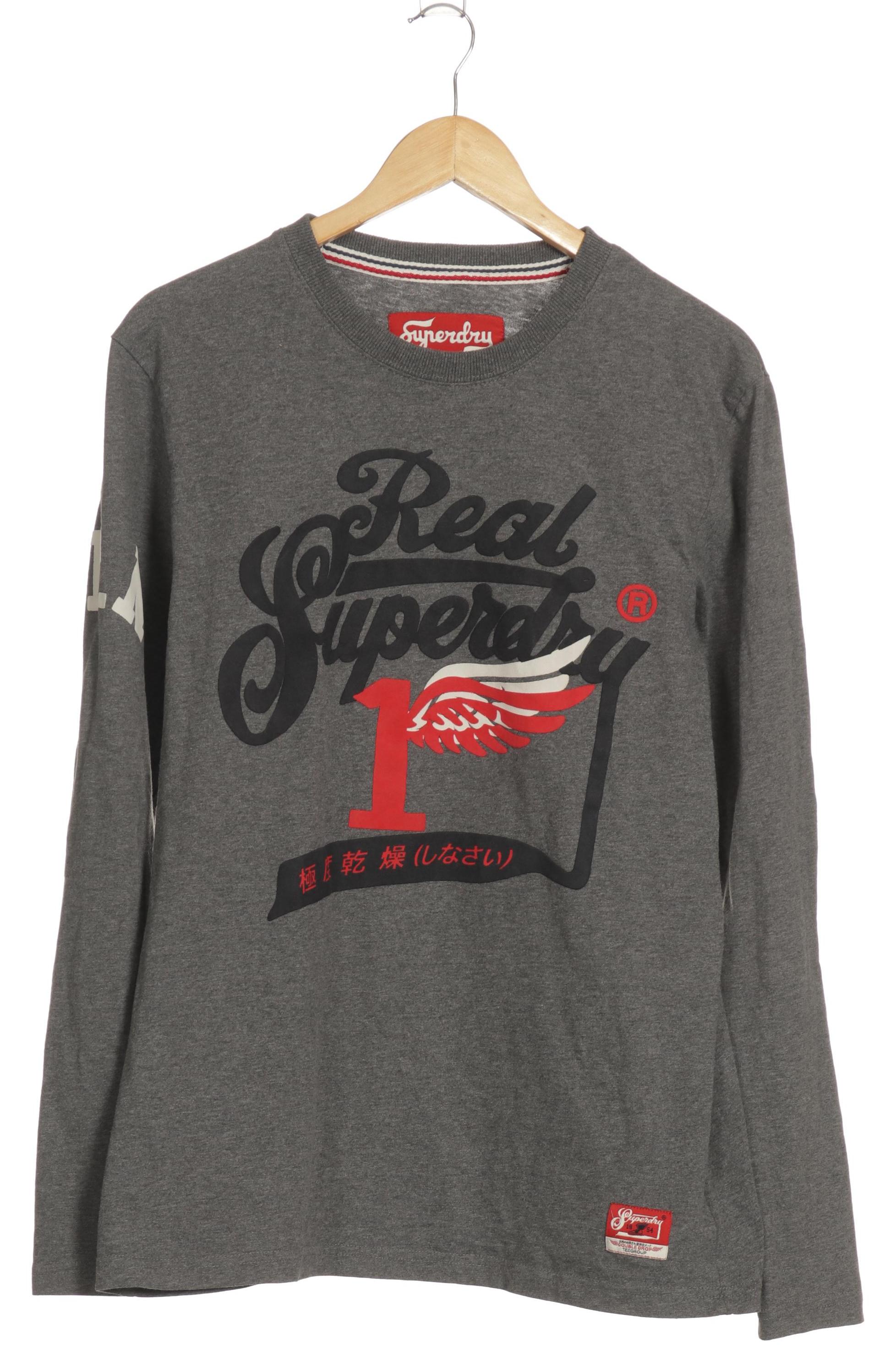 

Superdry Herren Langarmshirt, grau, Gr.