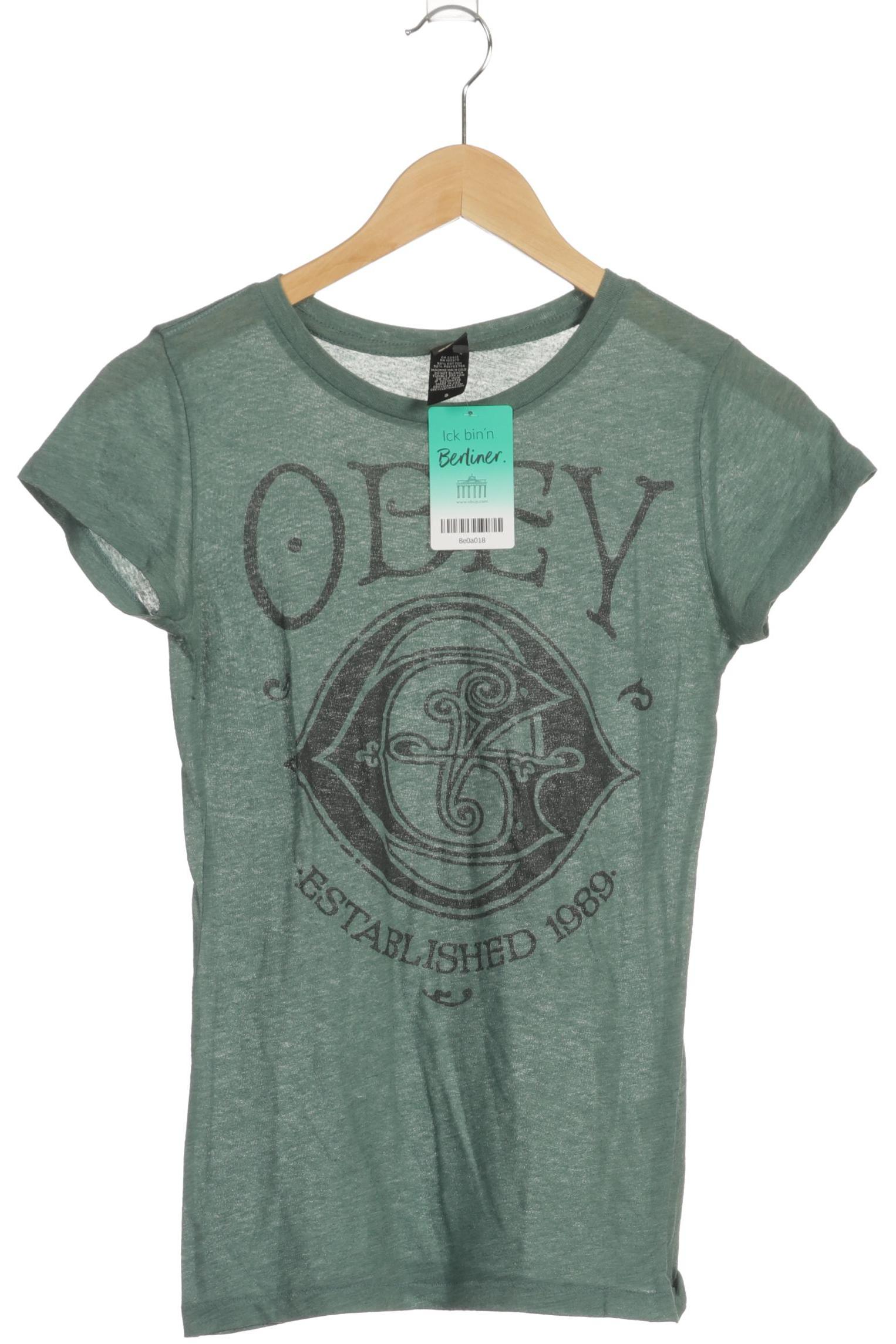

Obey Damen T-Shirt, grün, Gr.