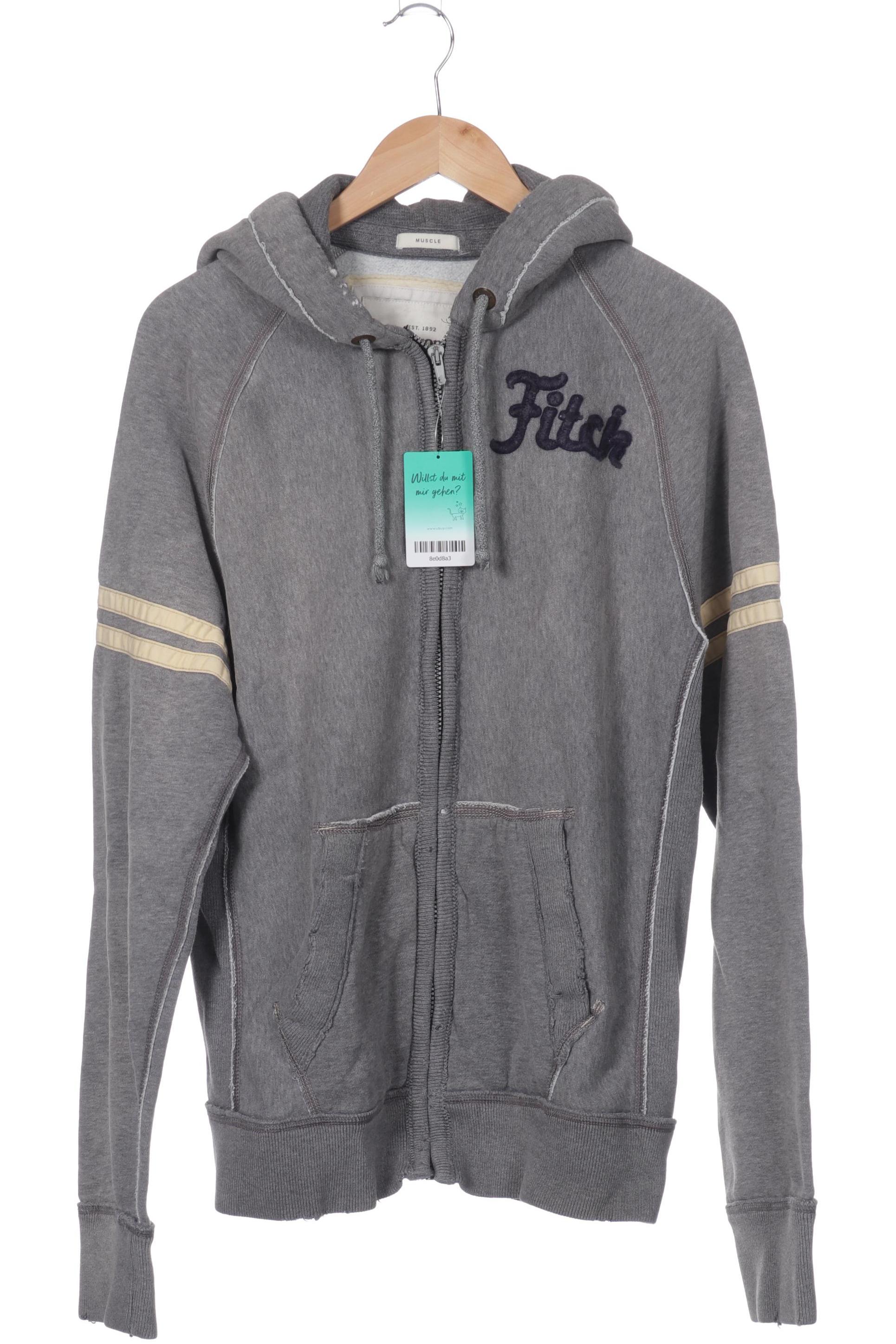 

Abercrombie & Fitch Herren Kapuzenpullover, grau, Gr.