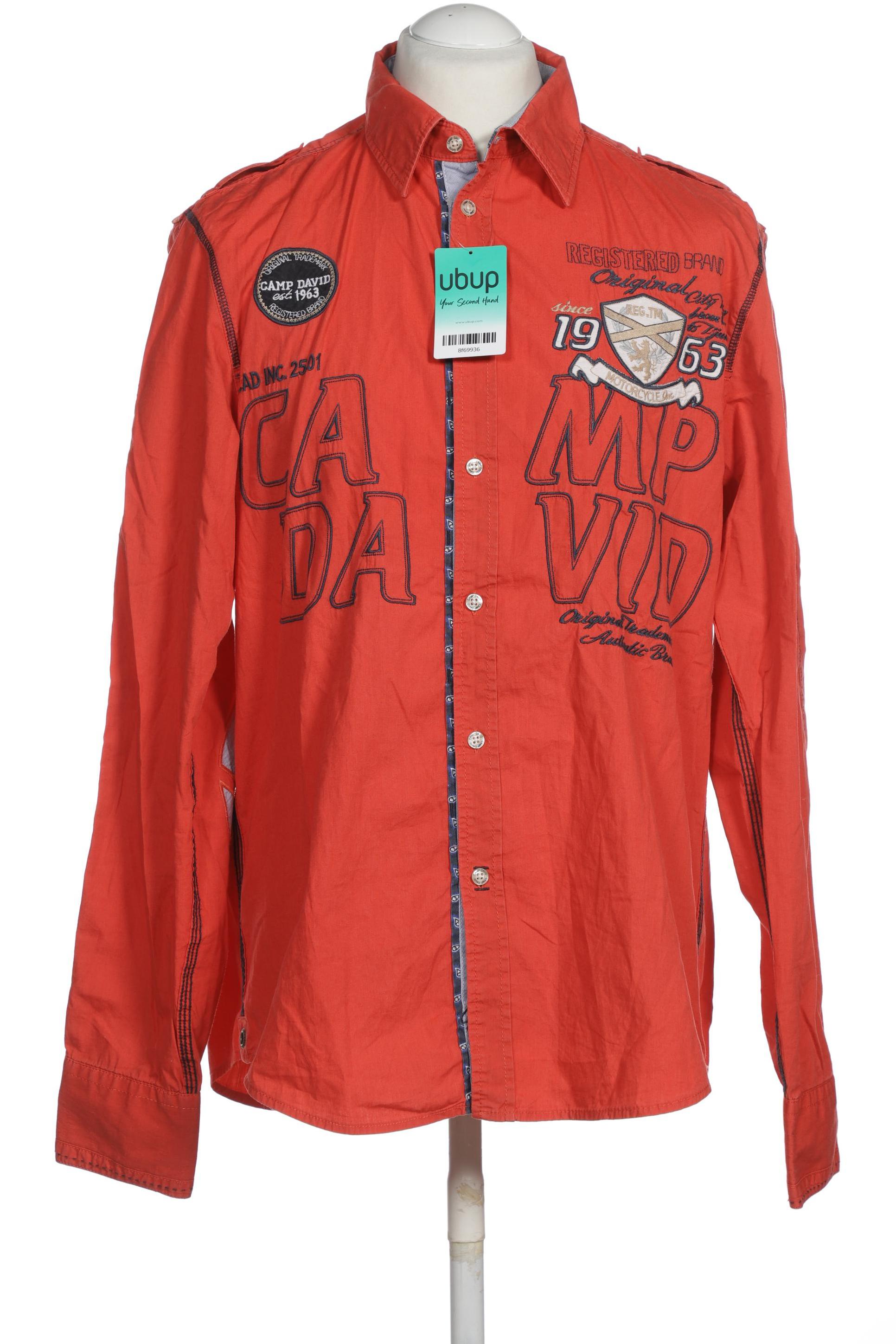 

Camp David Herren Hemd, orange, Gr.