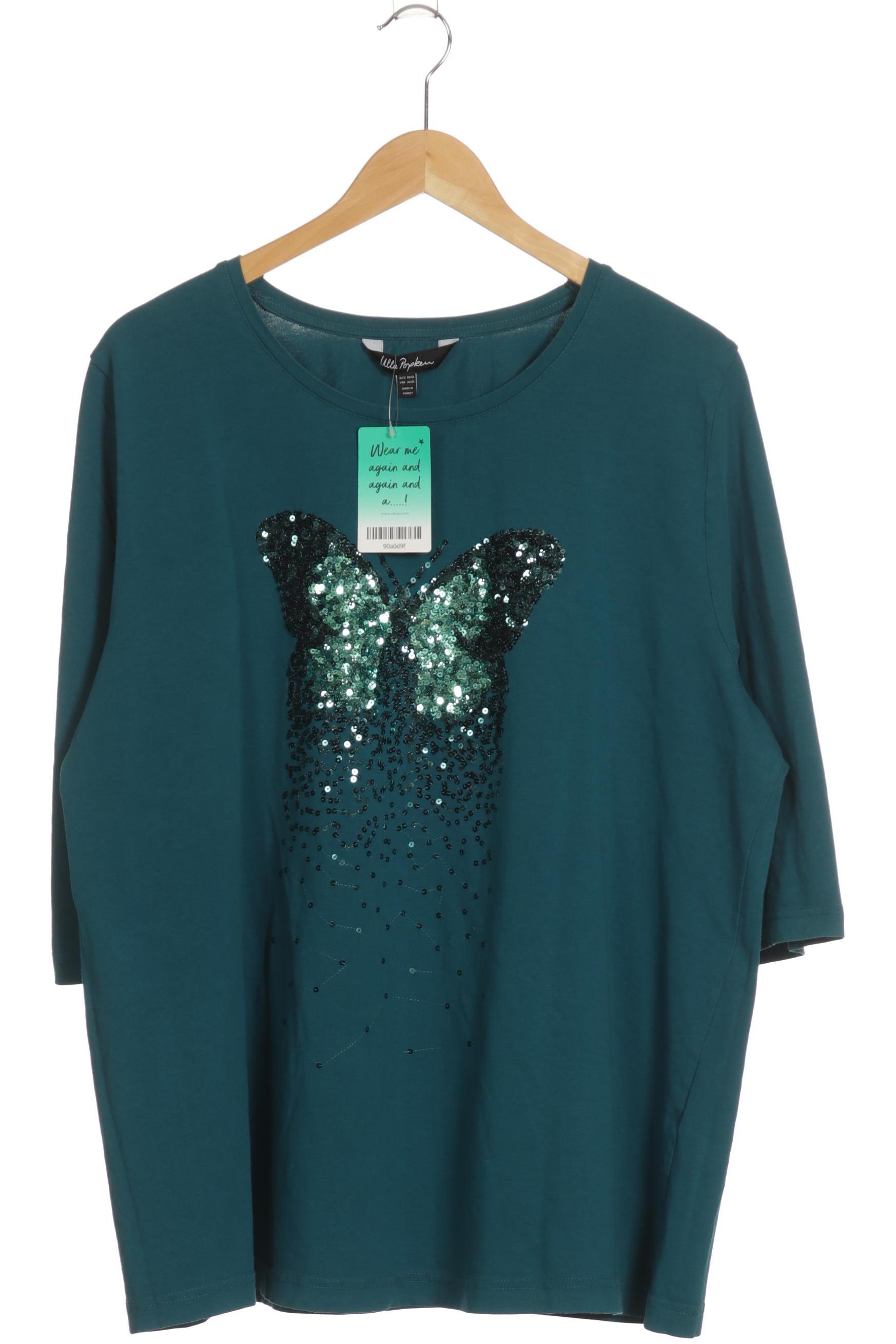 

Ulla Popken Damen T-Shirt, türkis, Gr. 50