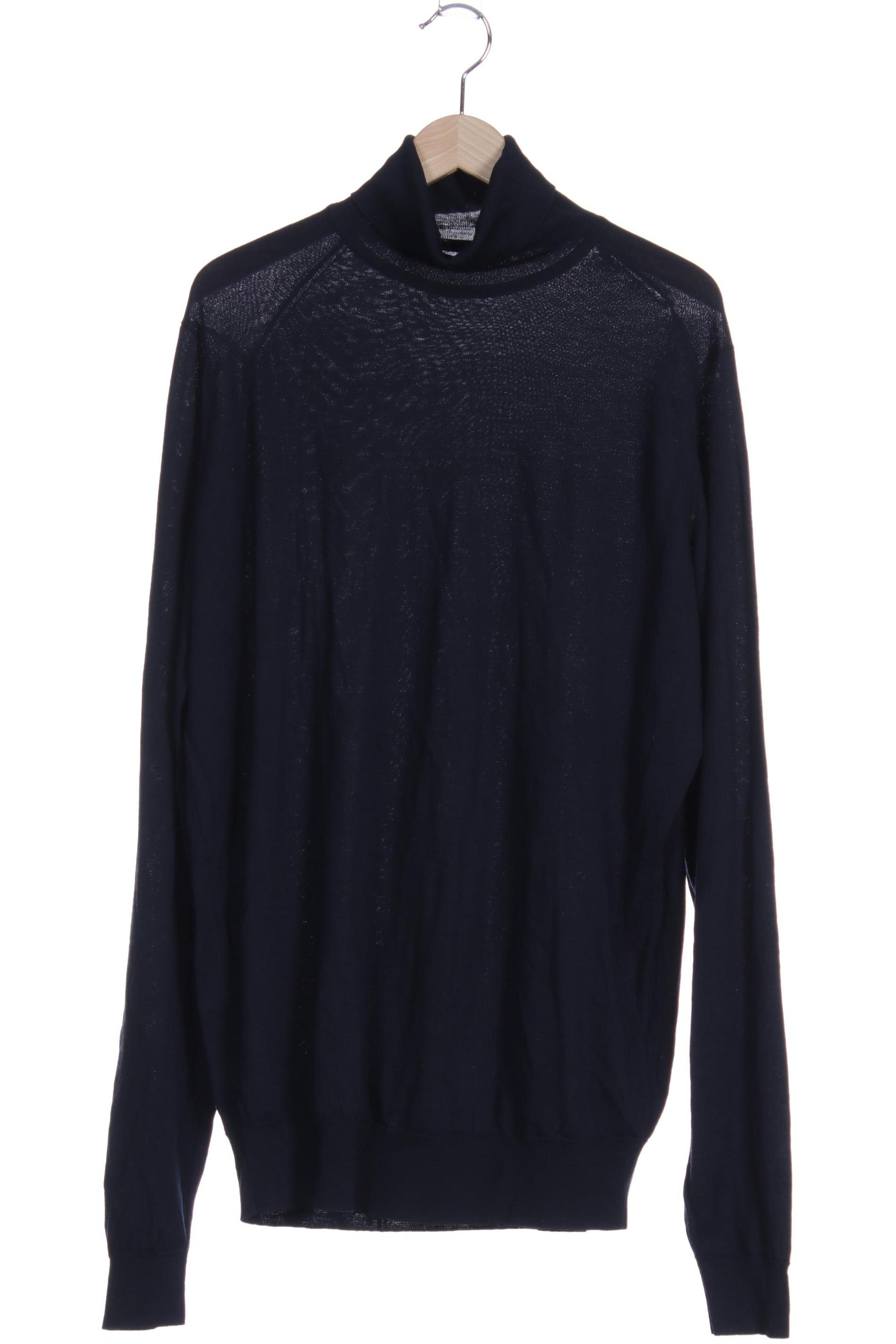 

John Smedley Herren Pullover, blau, Gr.