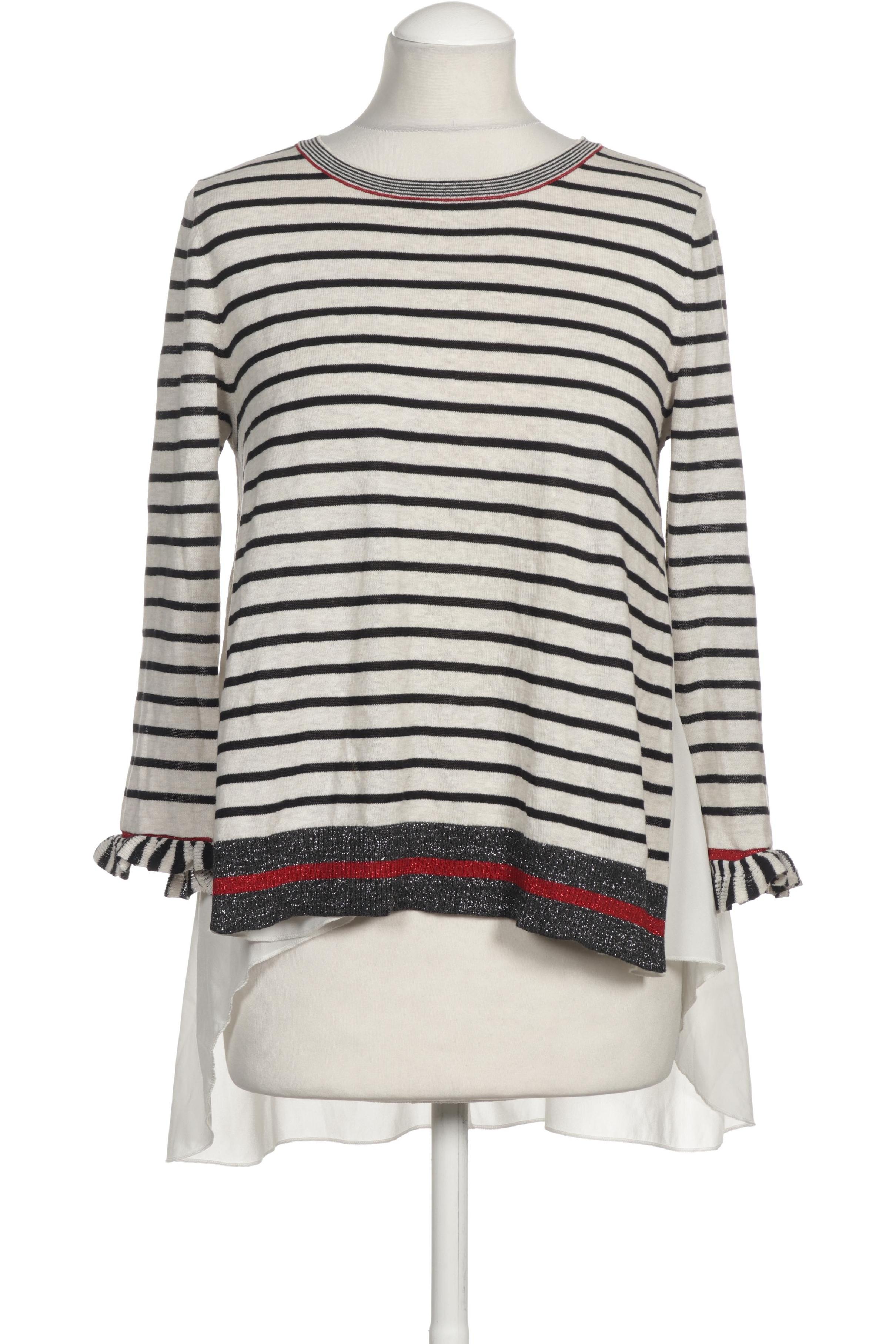 

Oui Damen Pullover, weiß, Gr. 34