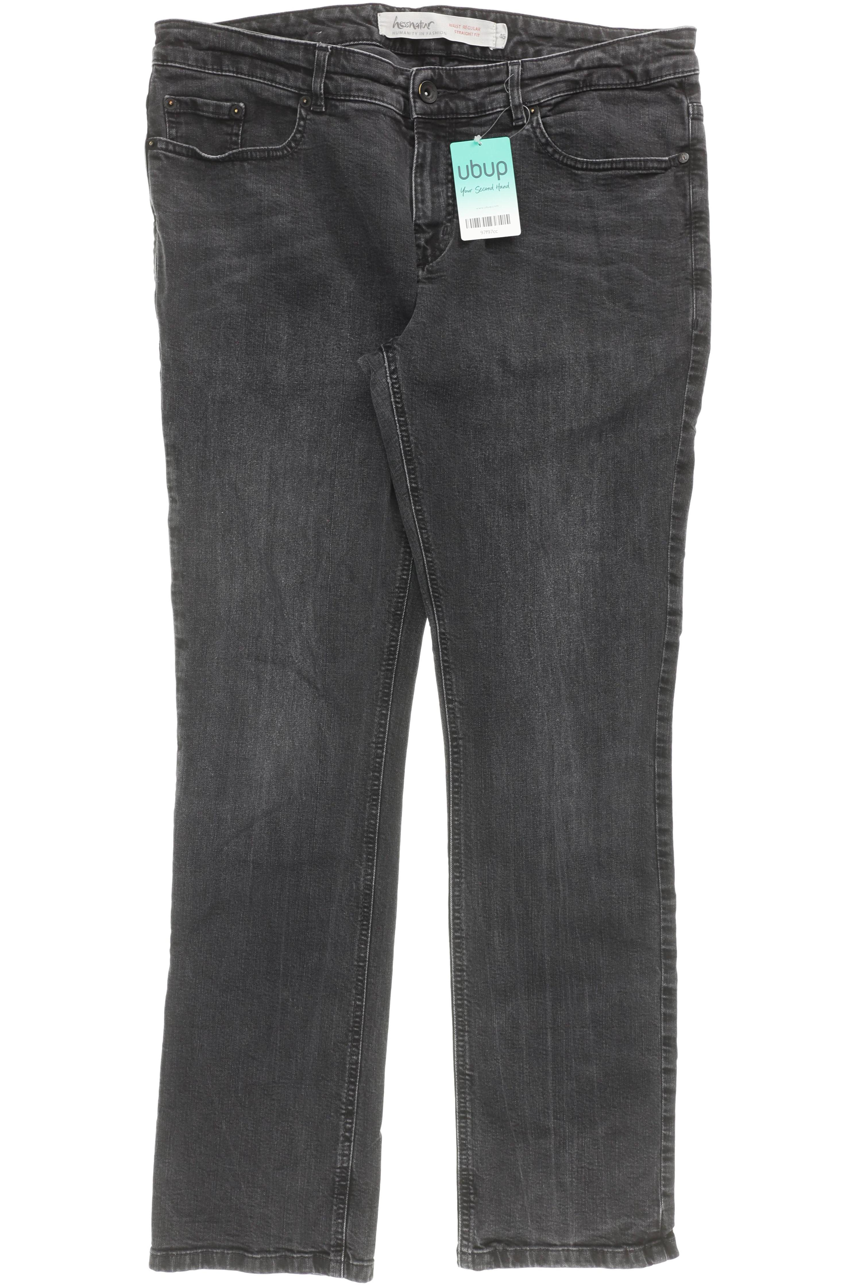 

hessnatur Damen Jeans, schwarz, Gr. 46
