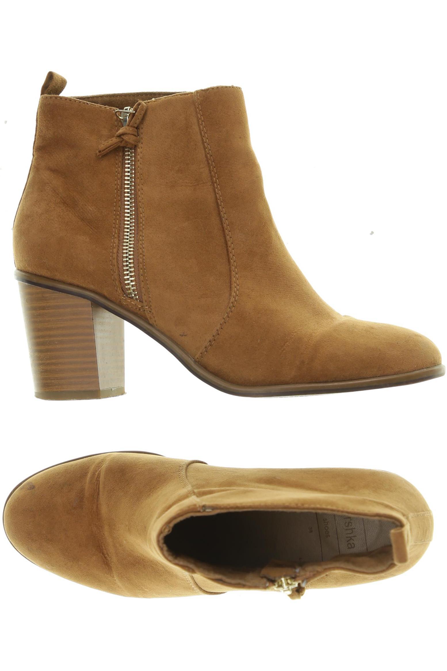 

bershka Damen Stiefelette, braun, Gr. 38