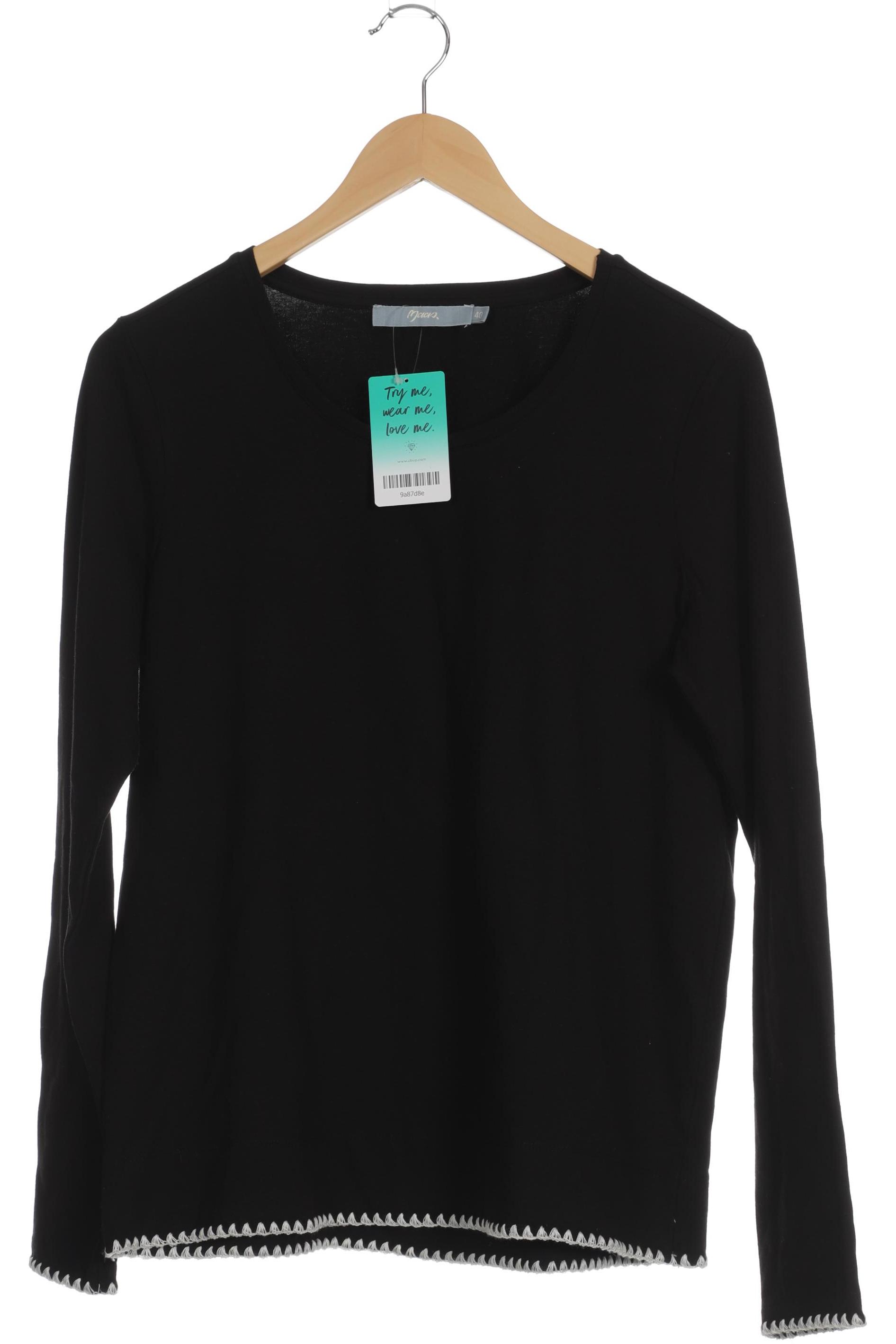 

Maas Damen Langarmshirt, schwarz, Gr. 40