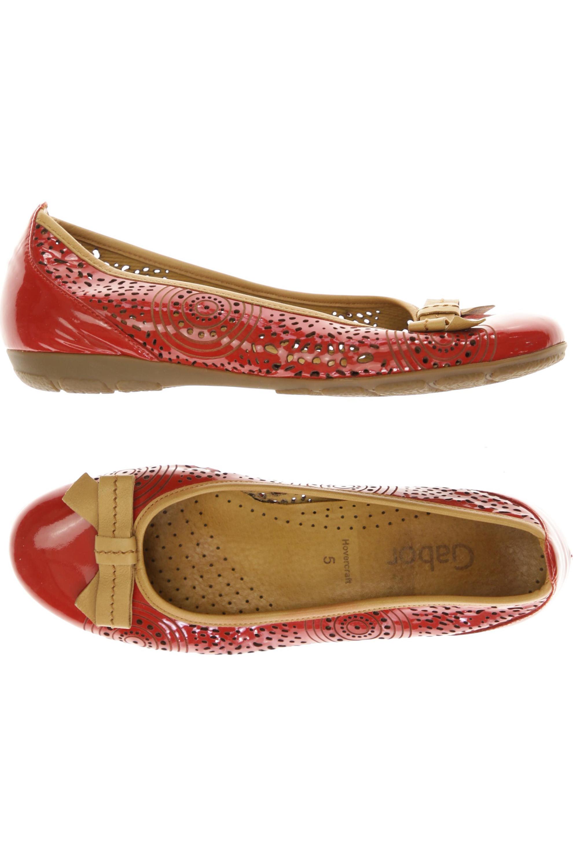 

Gabor Damen Ballerinas, rot, Gr. 5