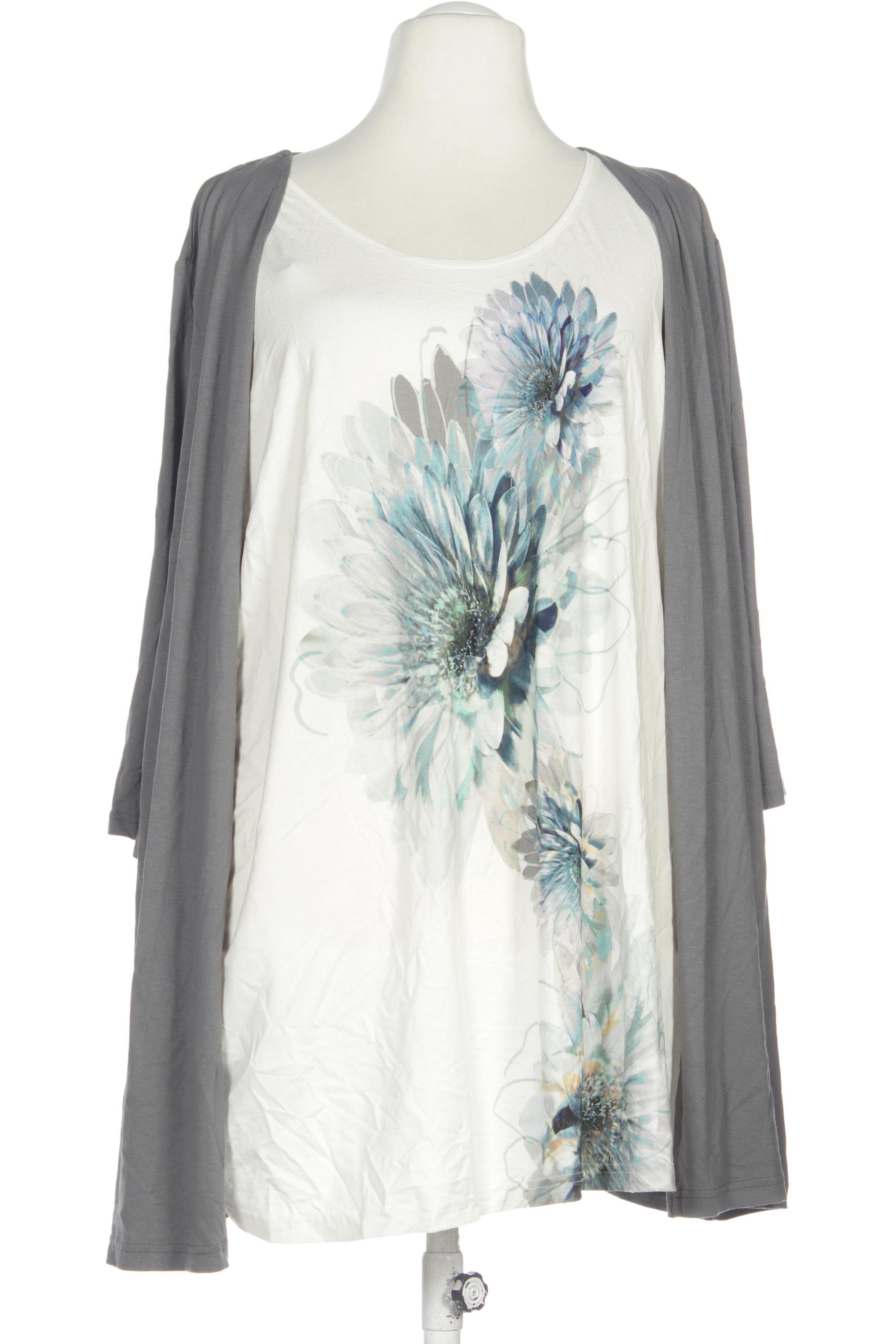 

Selection by Ulla Popken Damen Langarmshirt, grau, Gr. 58