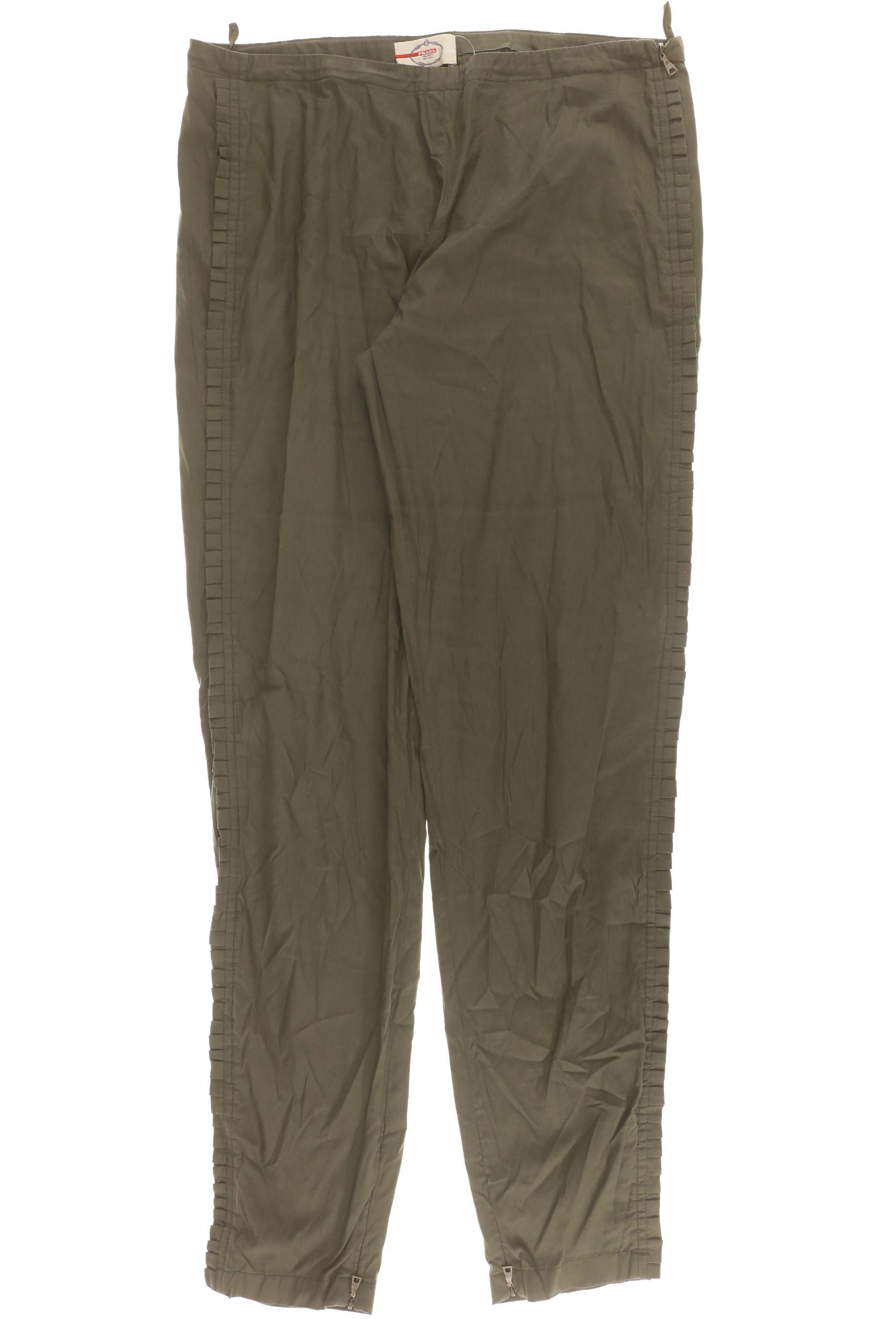 

Prada Damen Stoffhose, grün, Gr. 40