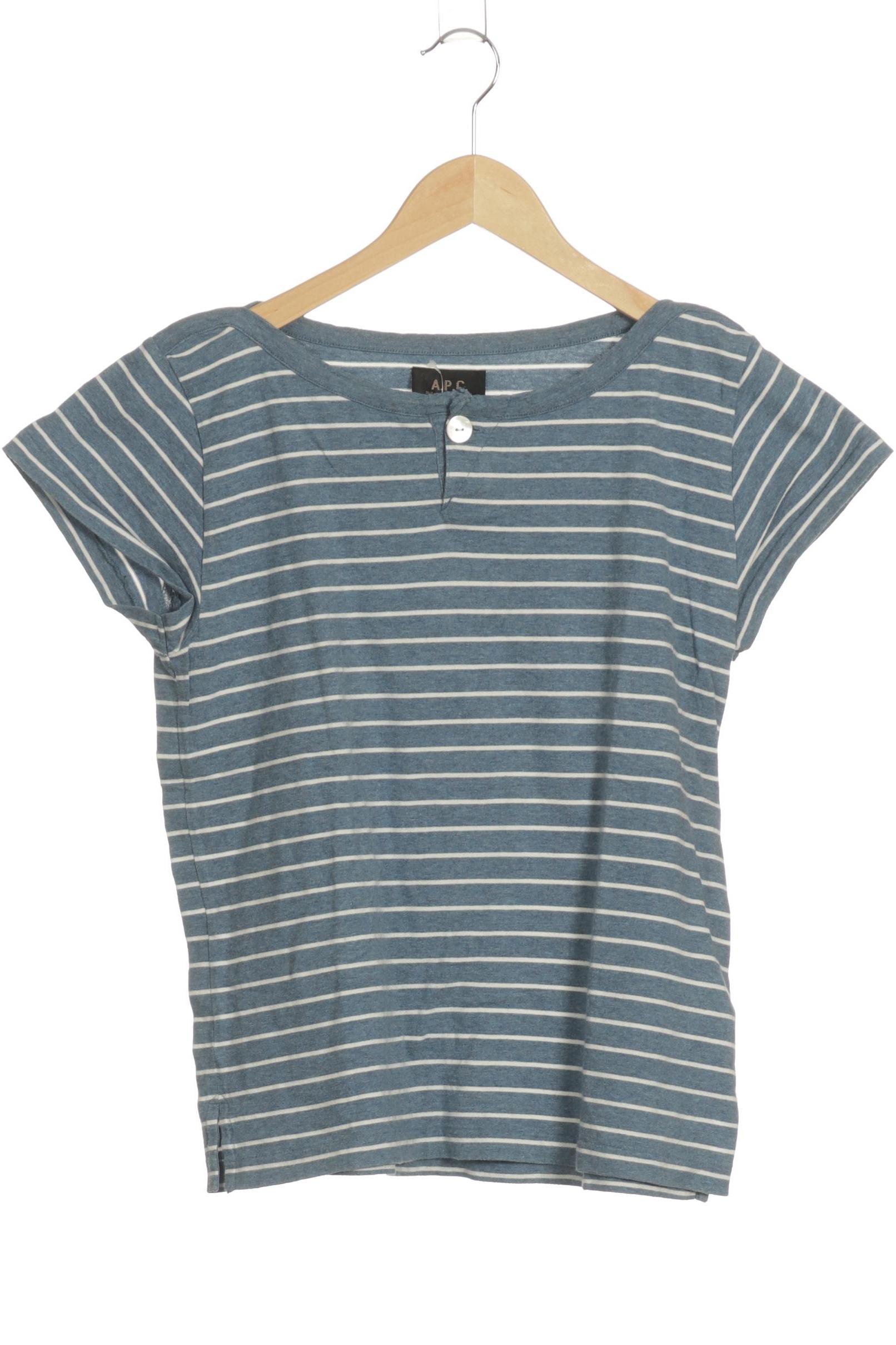 

A.p.c. Damen T-Shirt, blau, Gr.