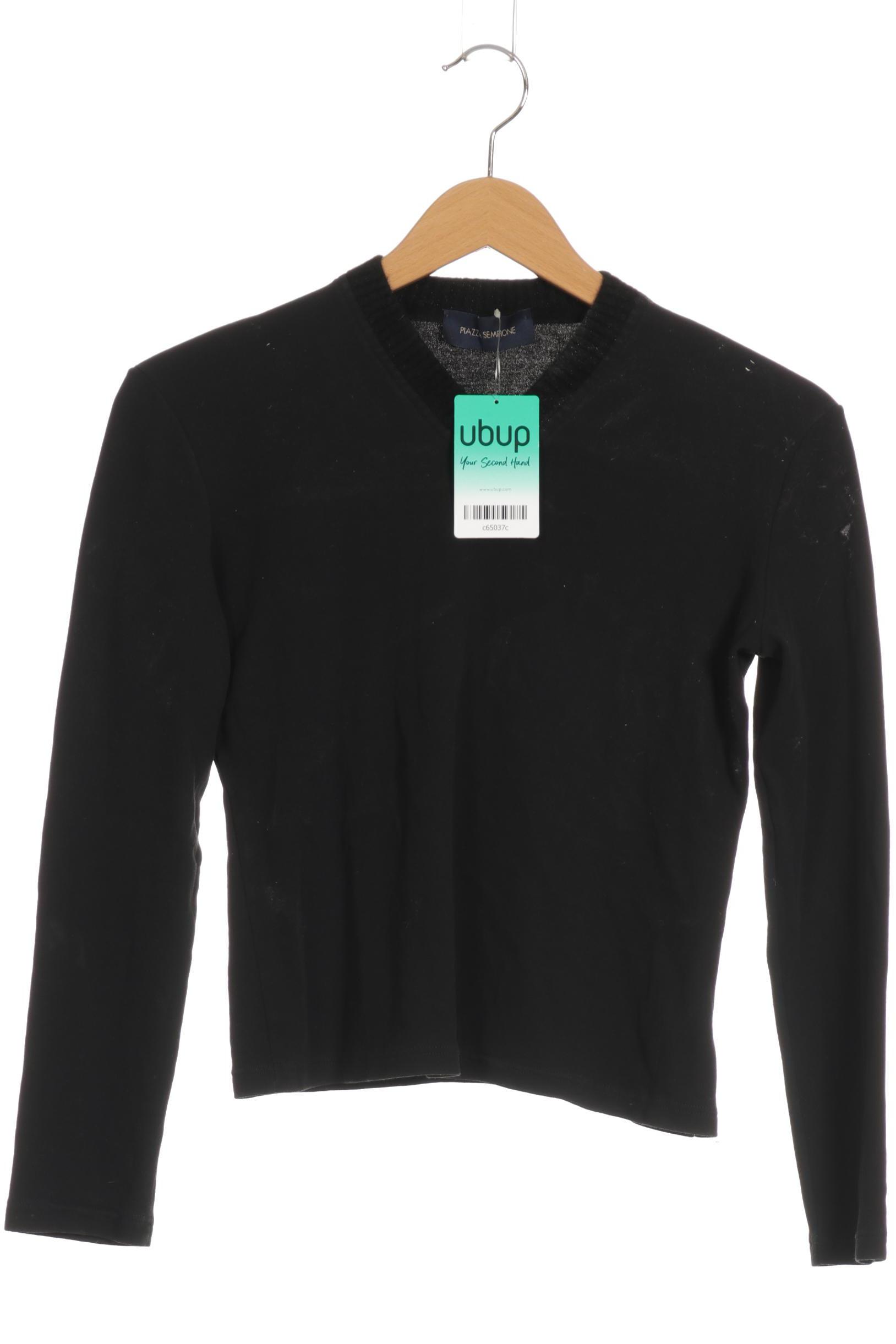 

Piazza Sempione Damen Langarmshirt, schwarz, Gr.