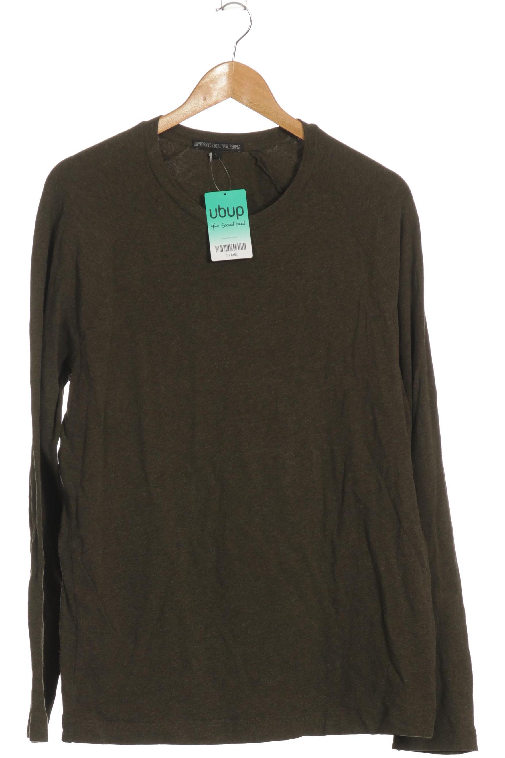 

Drykorn Herren Langarmshirt, grün, Gr.