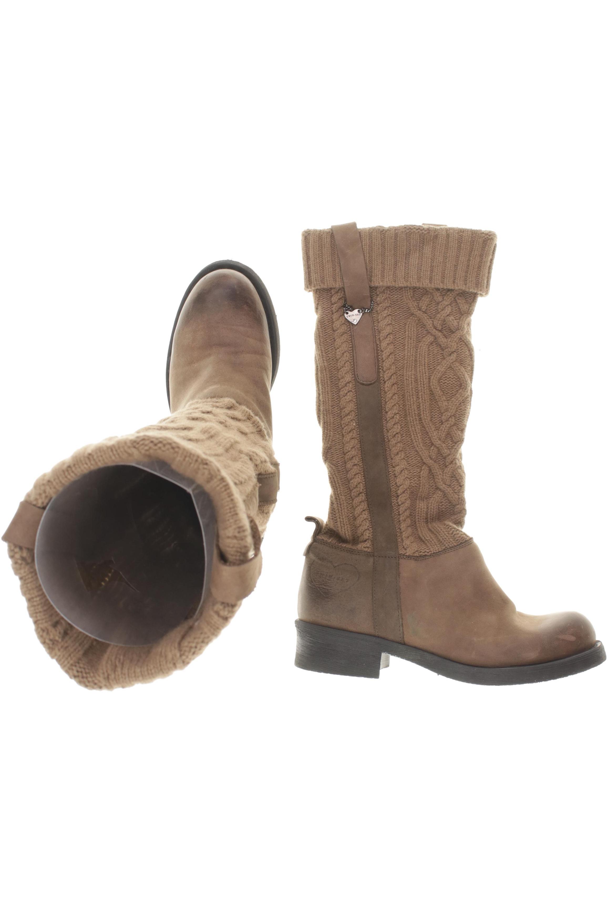 

Twinset Damen Stiefel, braun, Gr. 37