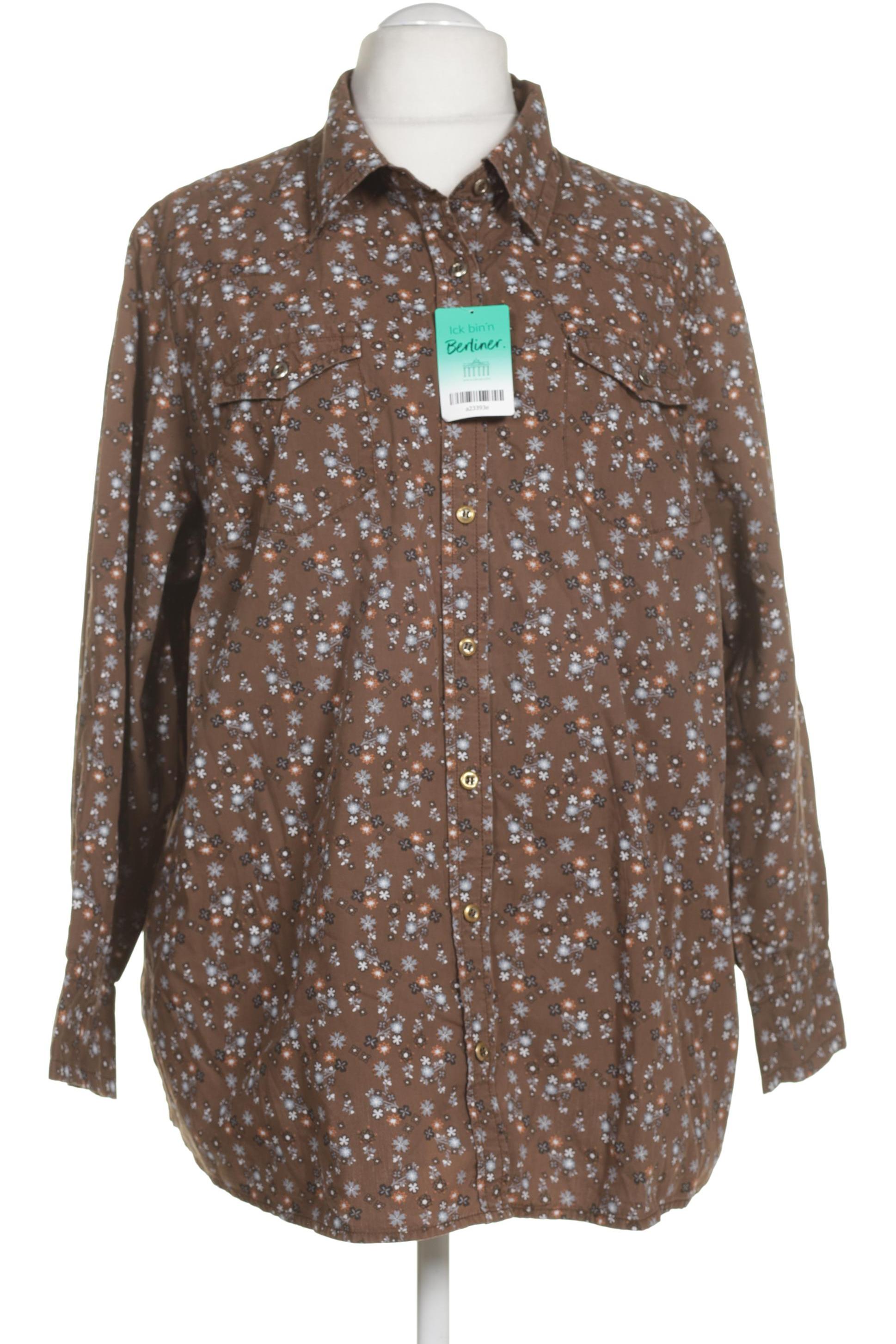

Ulla Popken Damen Bluse, braun, Gr. 54