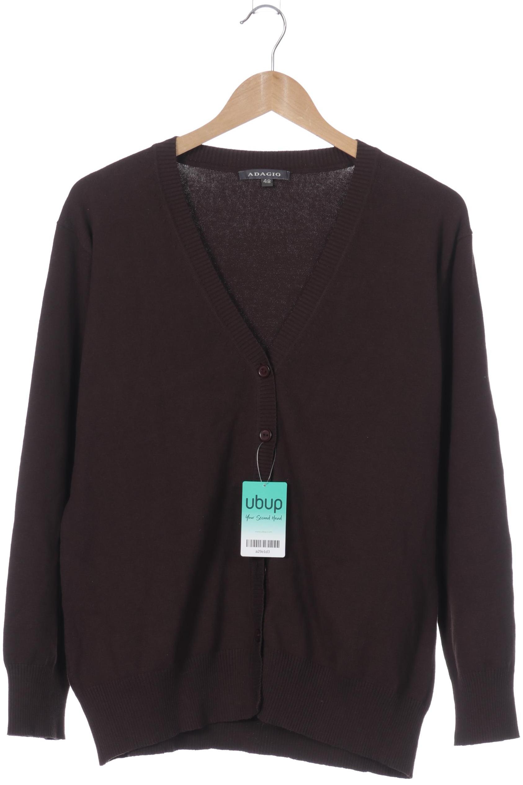 

Adagio Italia Damen Strickjacke, braun, Gr. 48