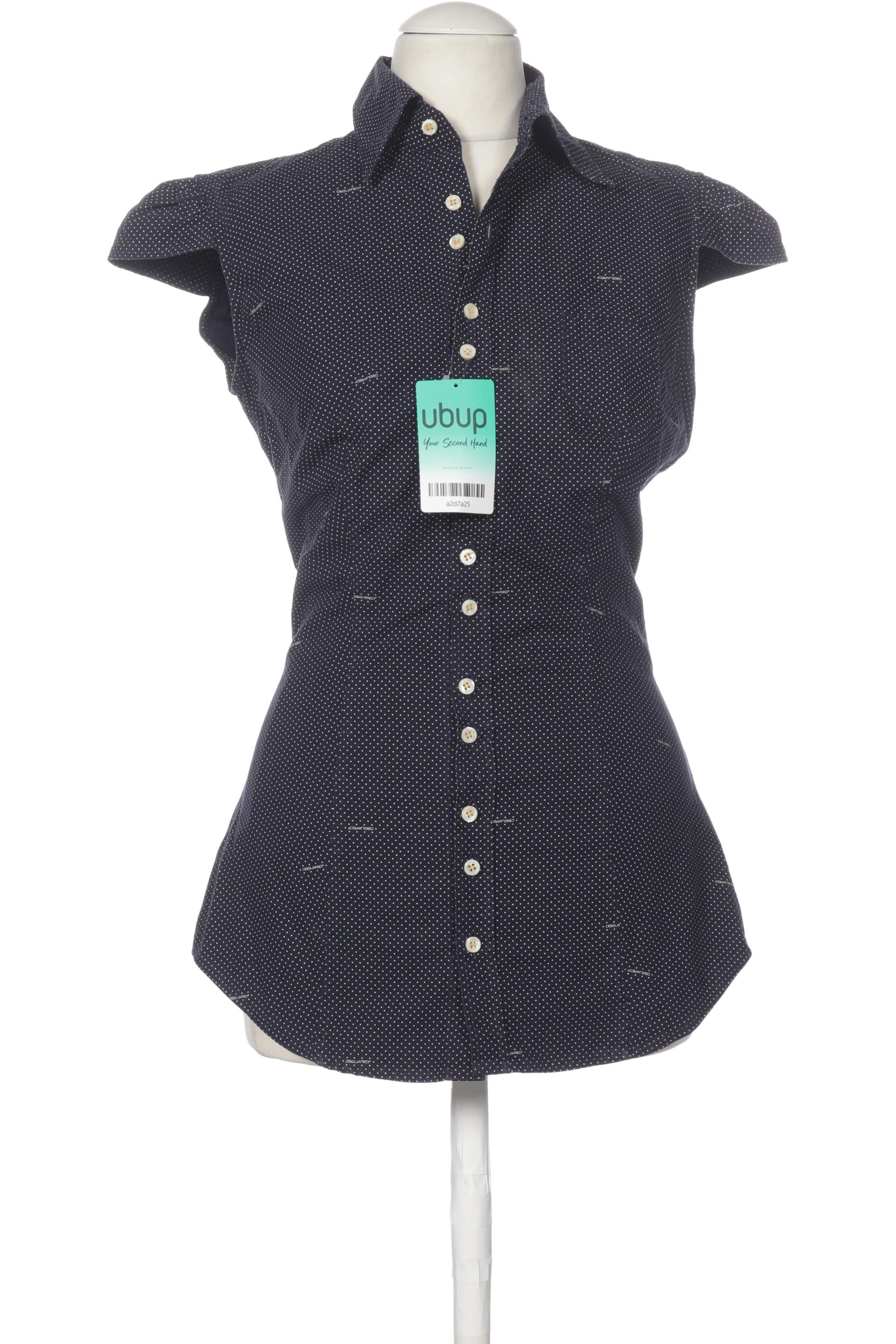 

Dsquared2 Damen Bluse, blau, Gr. 40