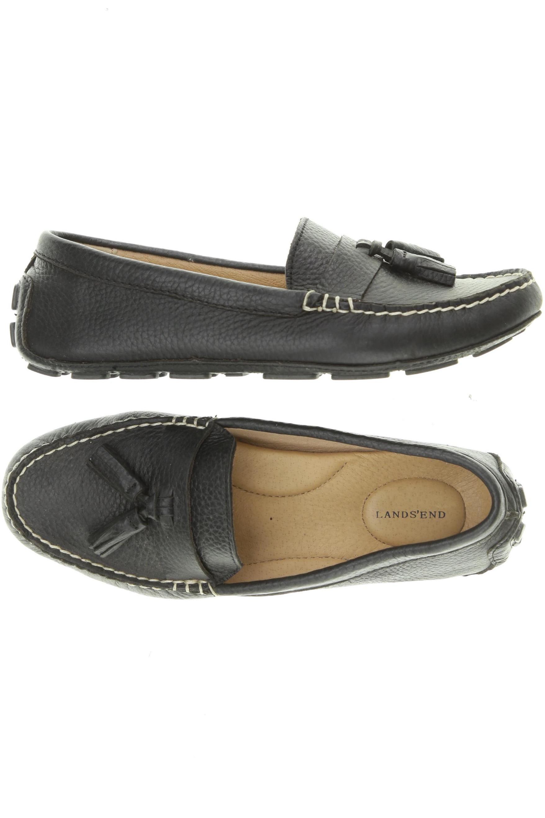 

Lands End Damen Halbschuh, schwarz, Gr. 37.5