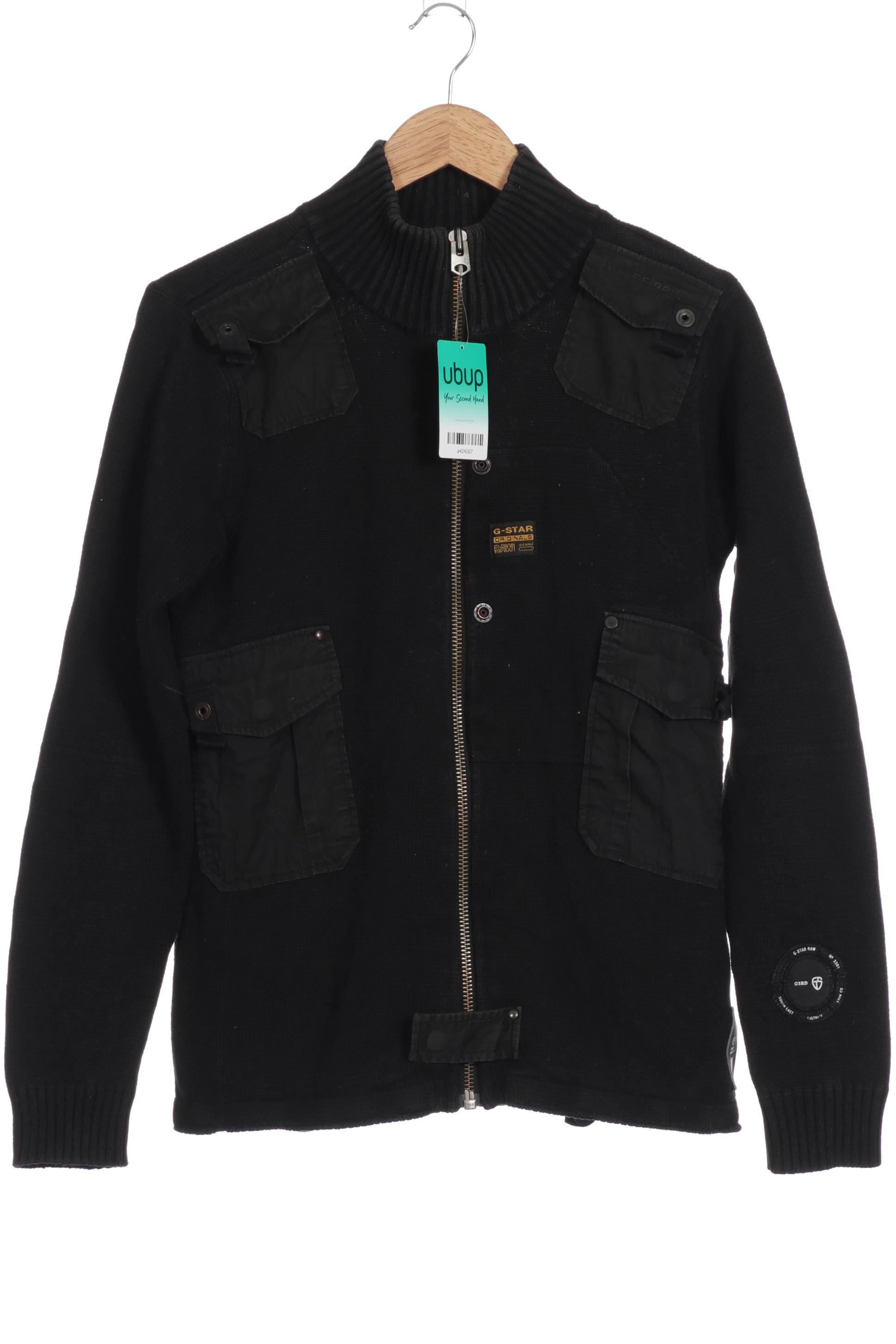 

G Star RAW Herren Strickjacke, schwarz, Gr.