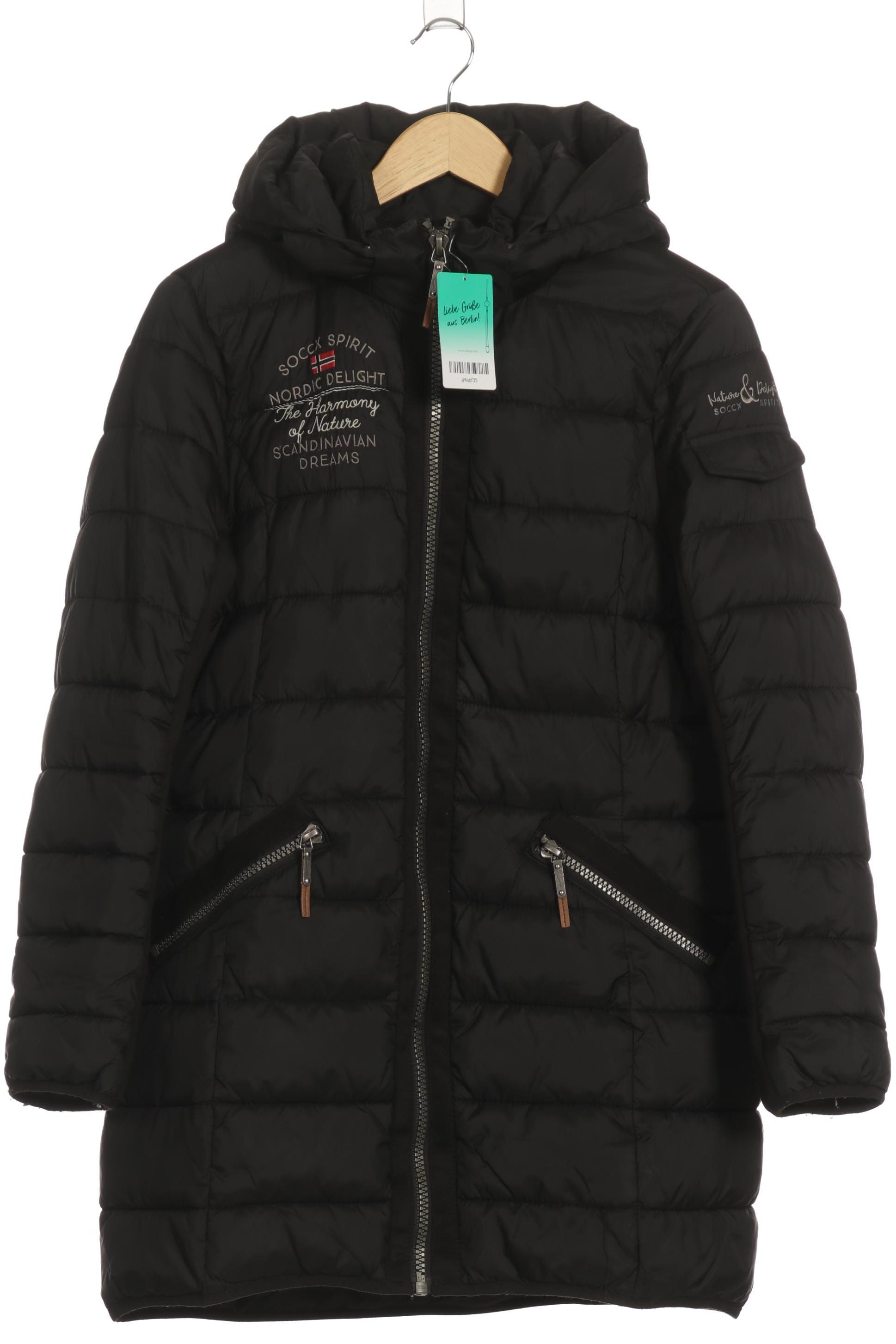 

Soccx Damen Mantel, schwarz, Gr.