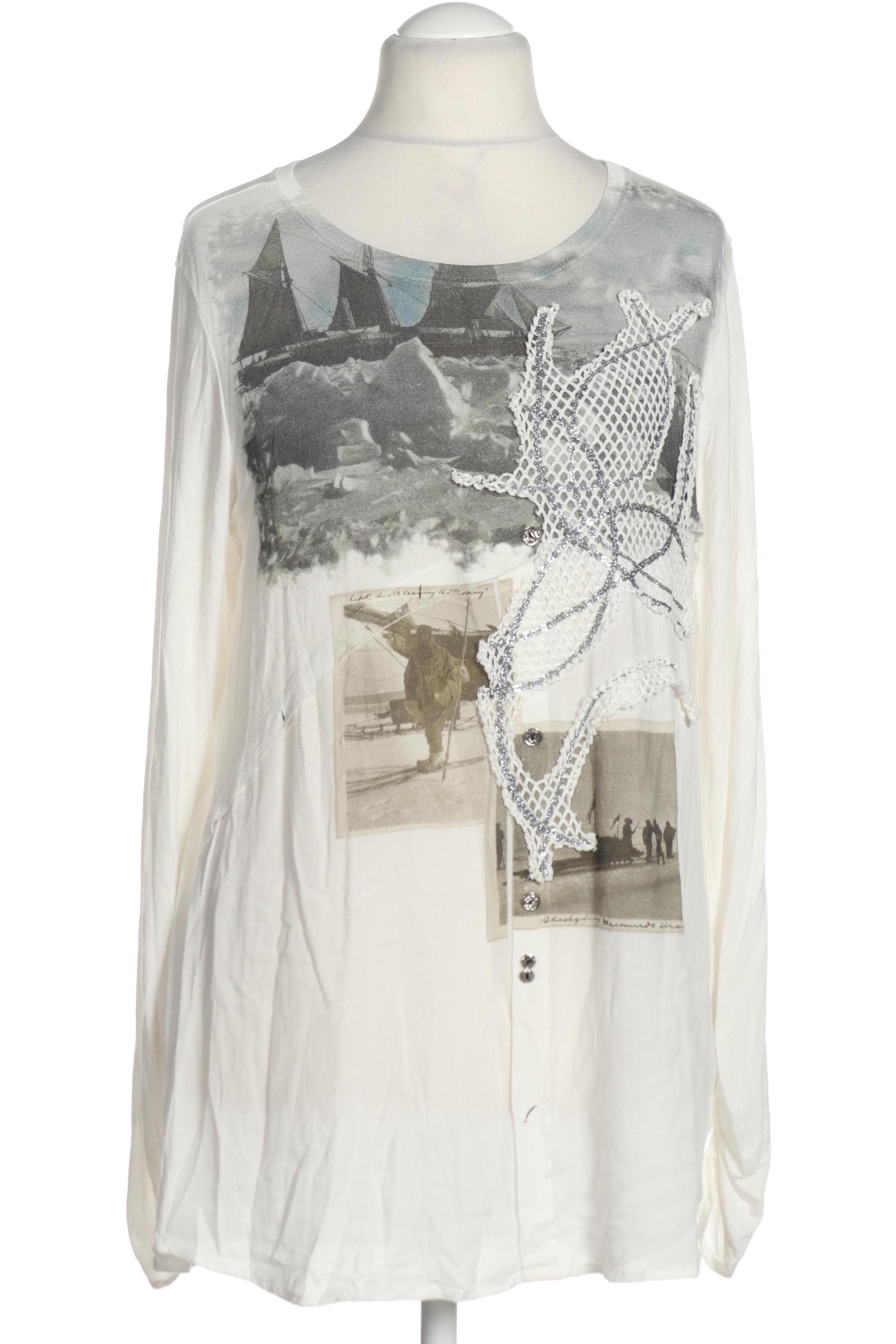 

Elisa Cavaletti Damen Langarmshirt, weiß, Gr.