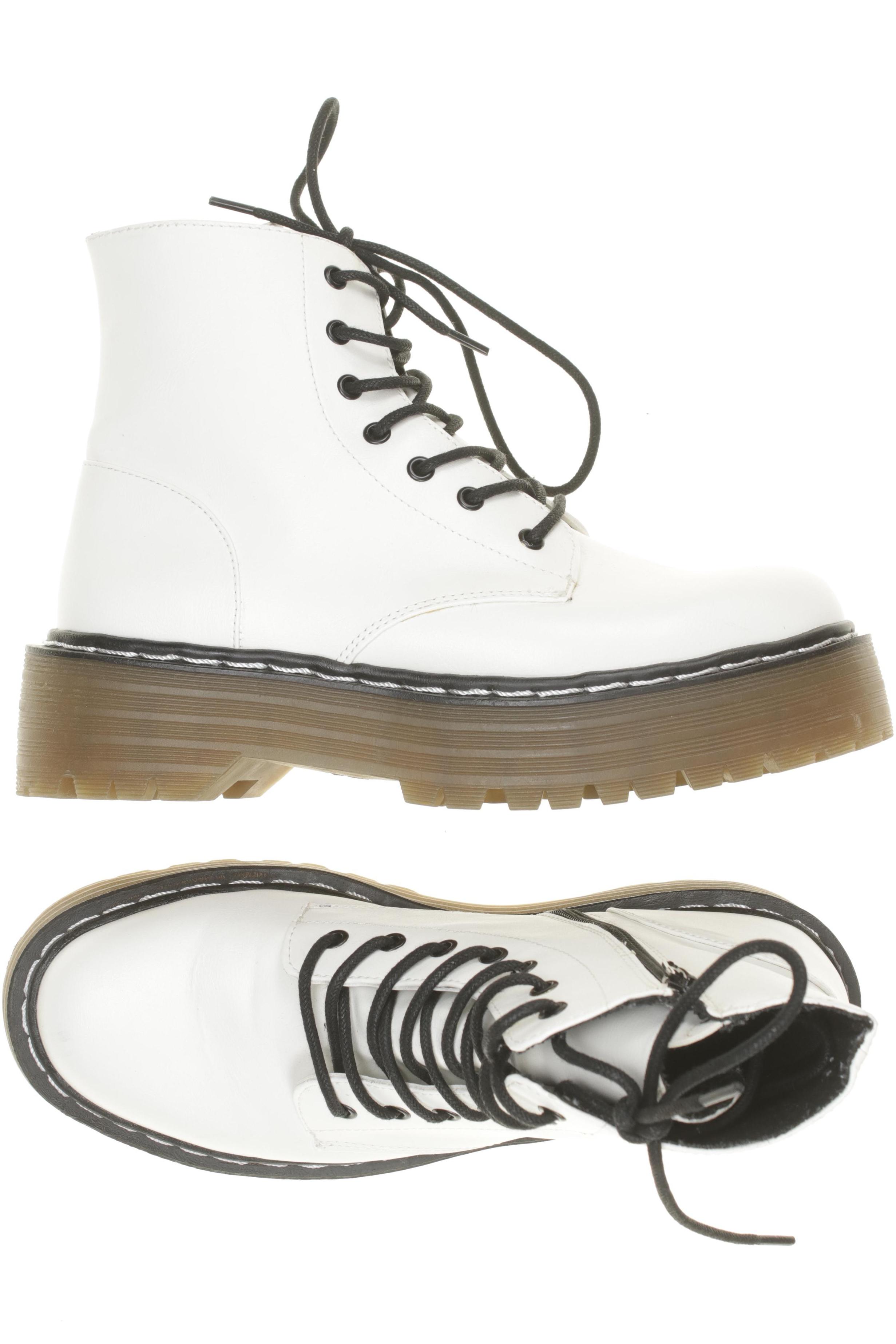 

Pull & Bear Damen Stiefel, weiß, Gr. 39