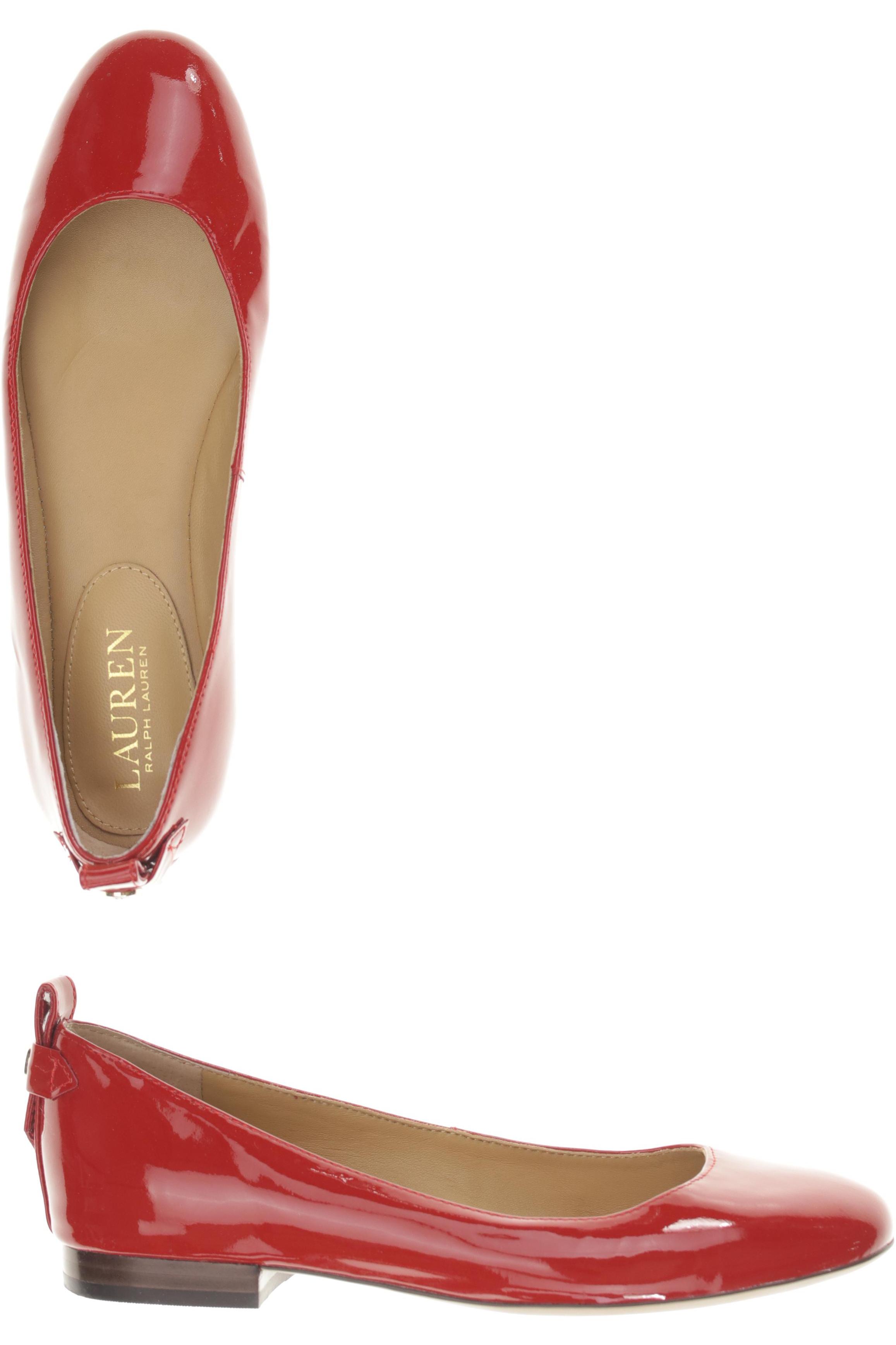 

Lauren Ralph Lauren Damen Ballerinas, rot, Gr. 7