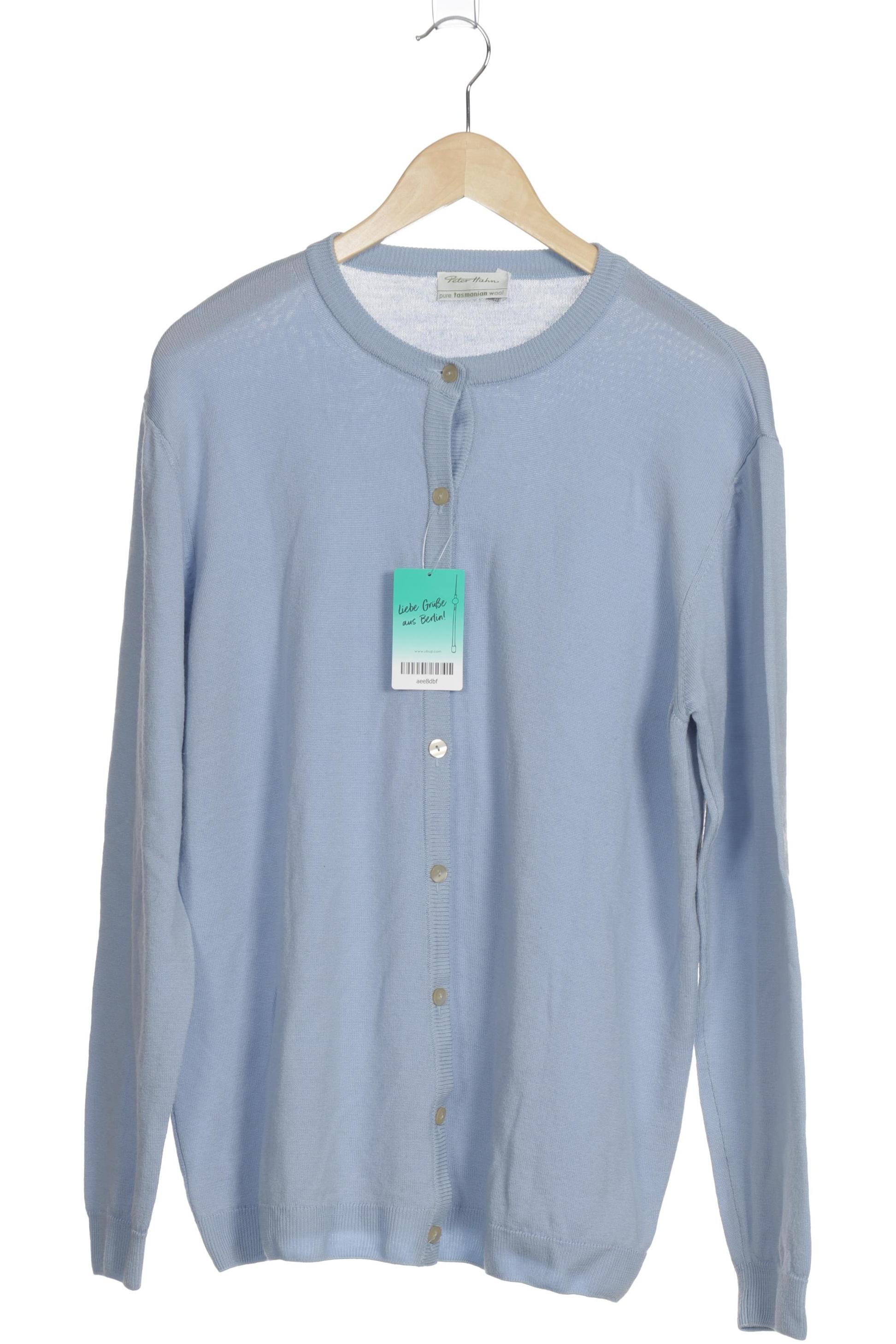 

Peter Hahn Damen Strickjacke, blau, Gr. 48
