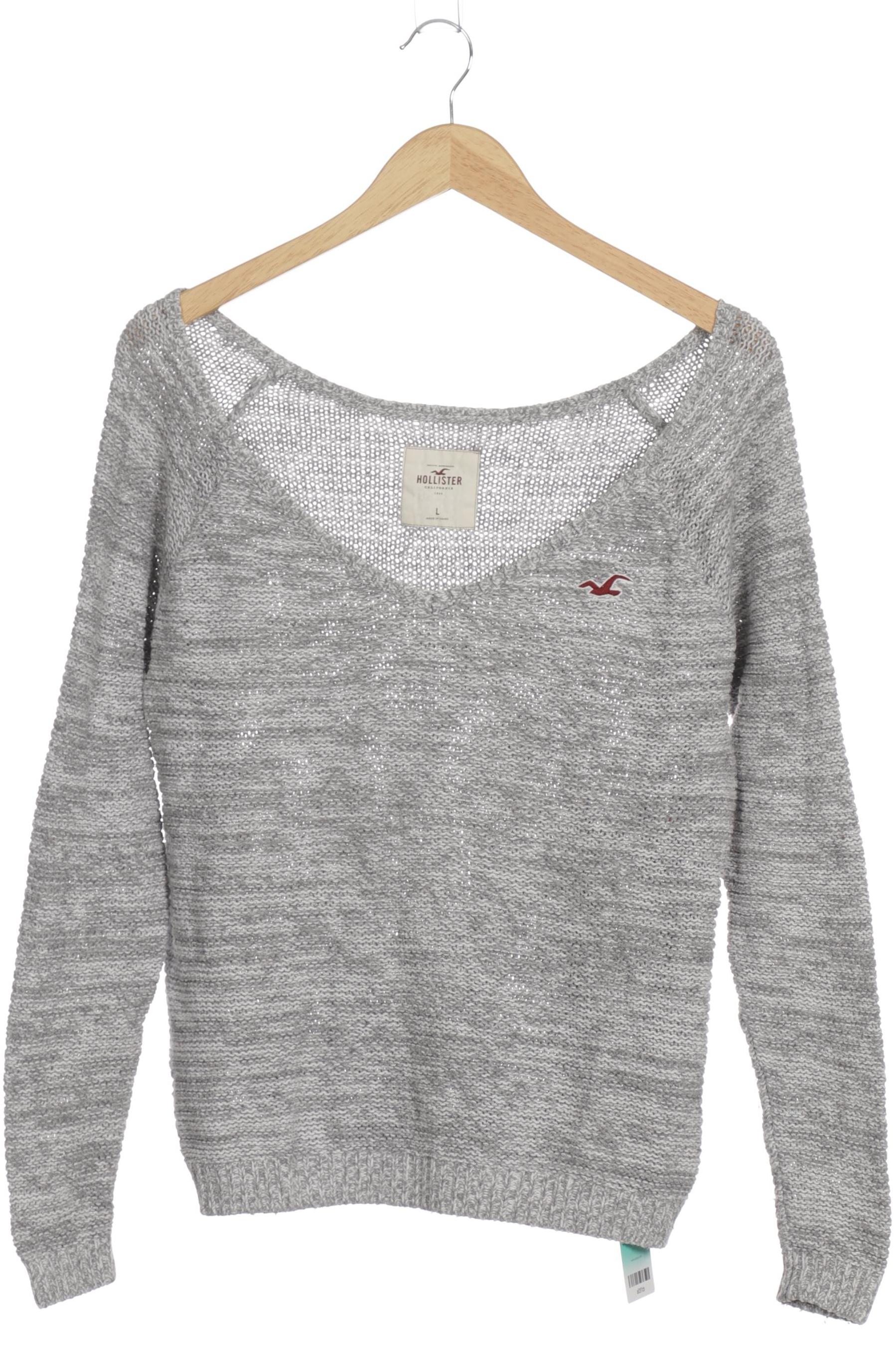 

Hollister Damen Pullover, grau, Gr.